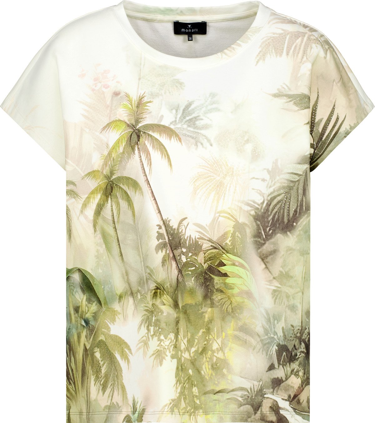 Monari Damen T-Shirts Olive Gemus