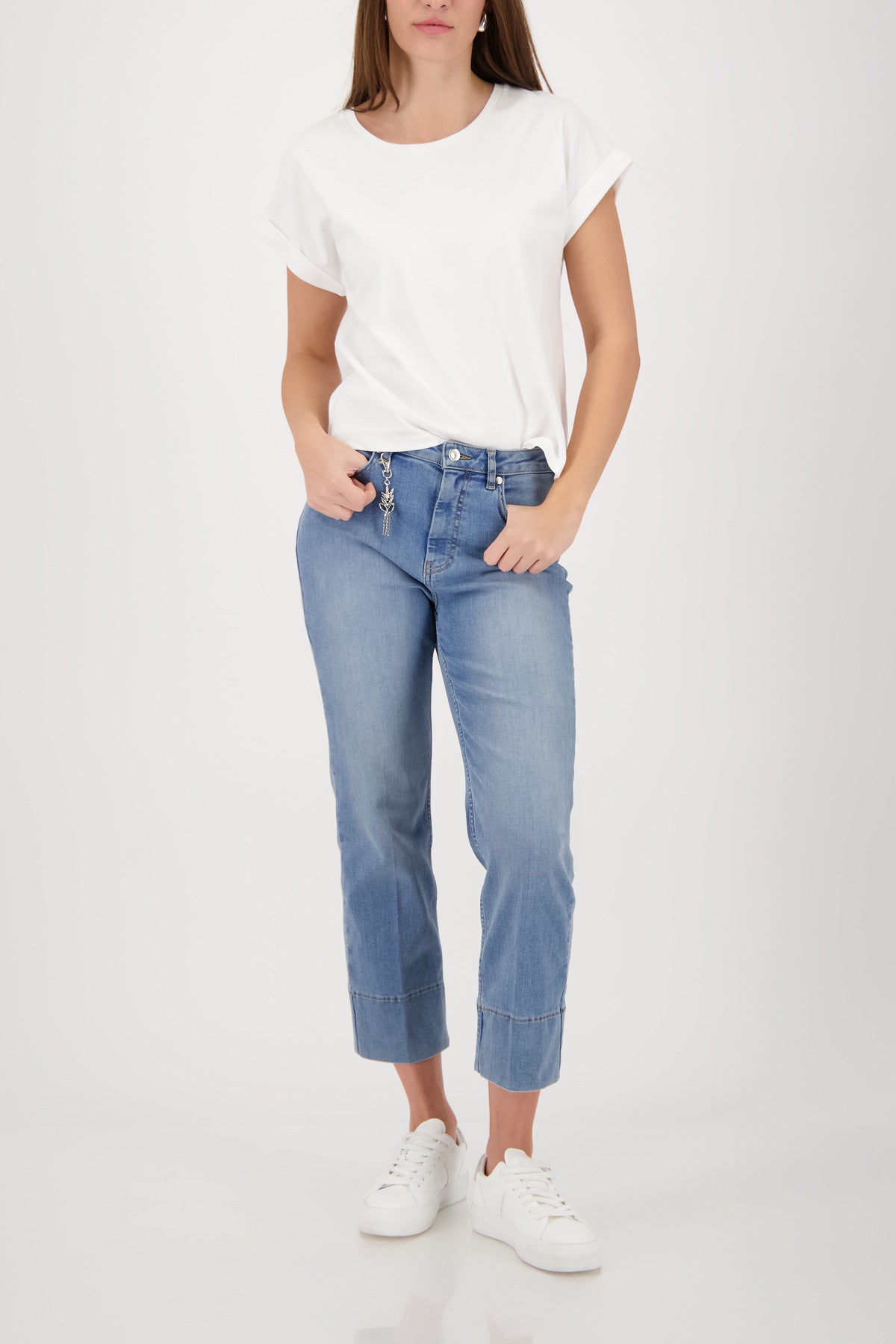 Monari Damen T-Shirts  Off-White
