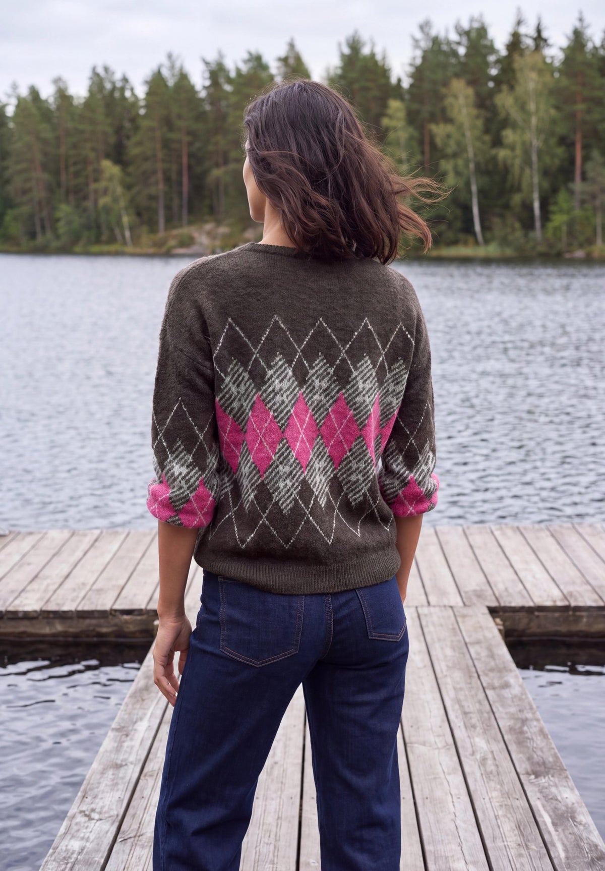 Cecil Damen Pullover  Truffle B