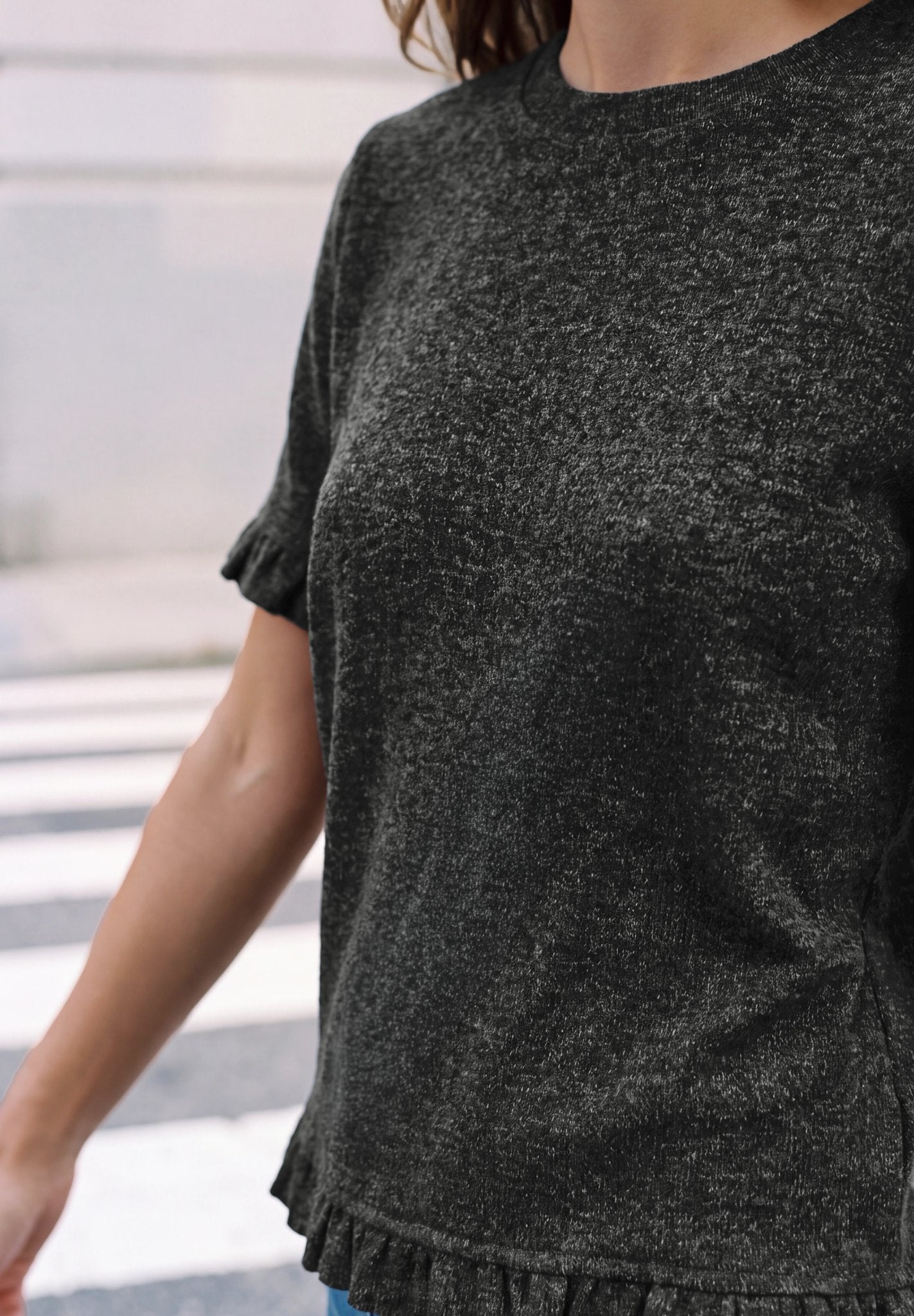 Street One Studio Damen T-Shirts  Inked Gre