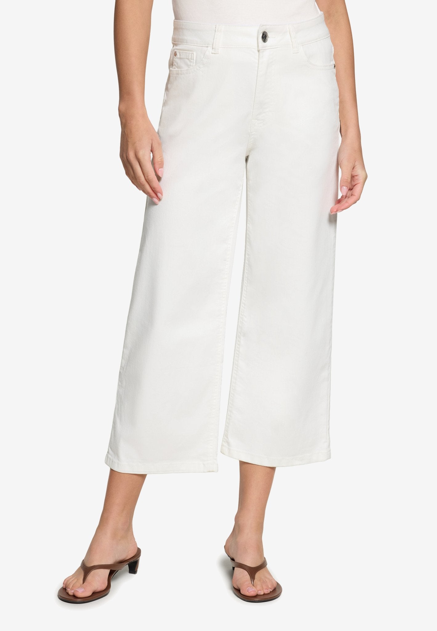 Zero Damen Jeans Cream Denim