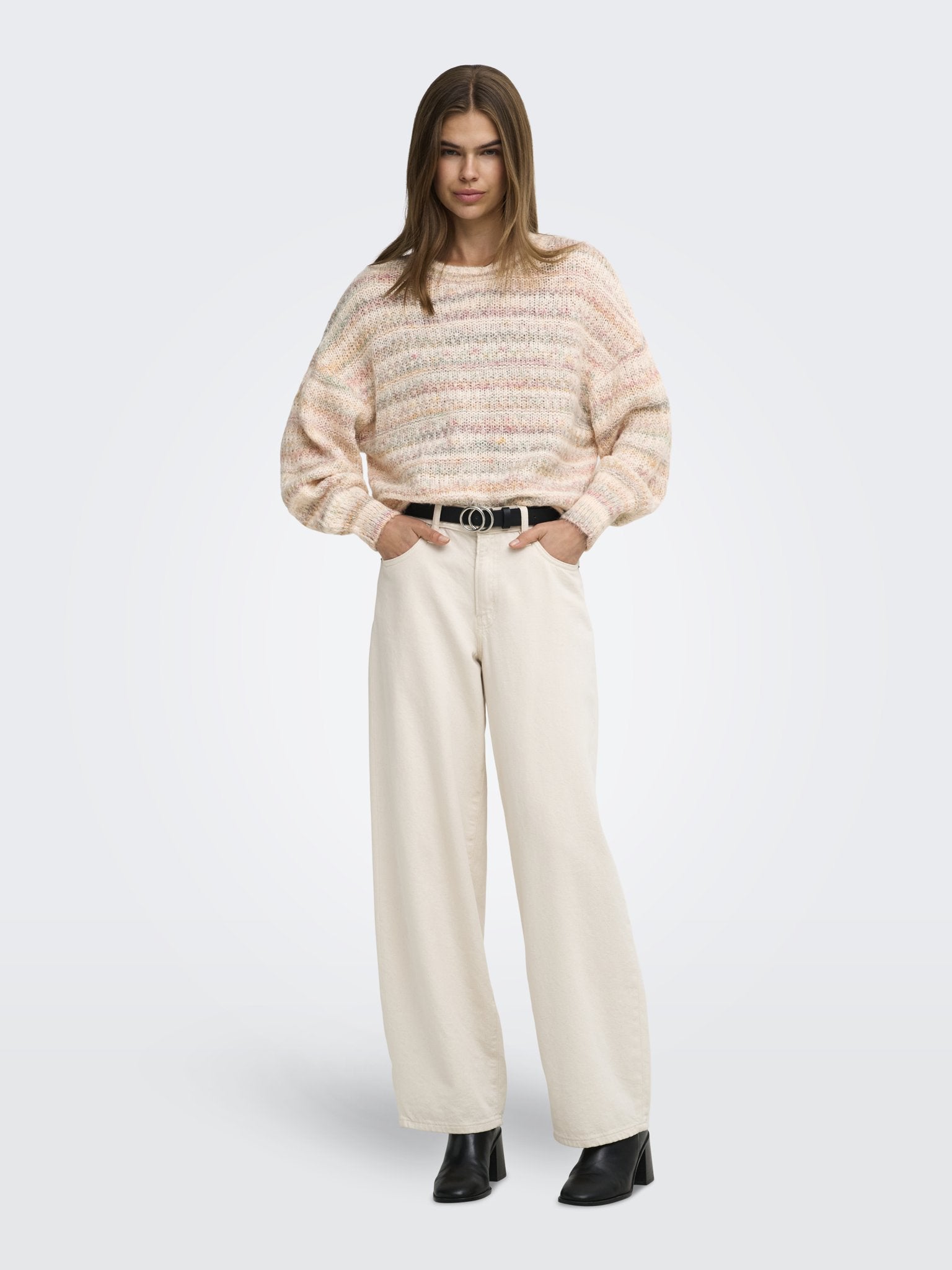 Only Damen Pullover Pale Dogwood/Mi