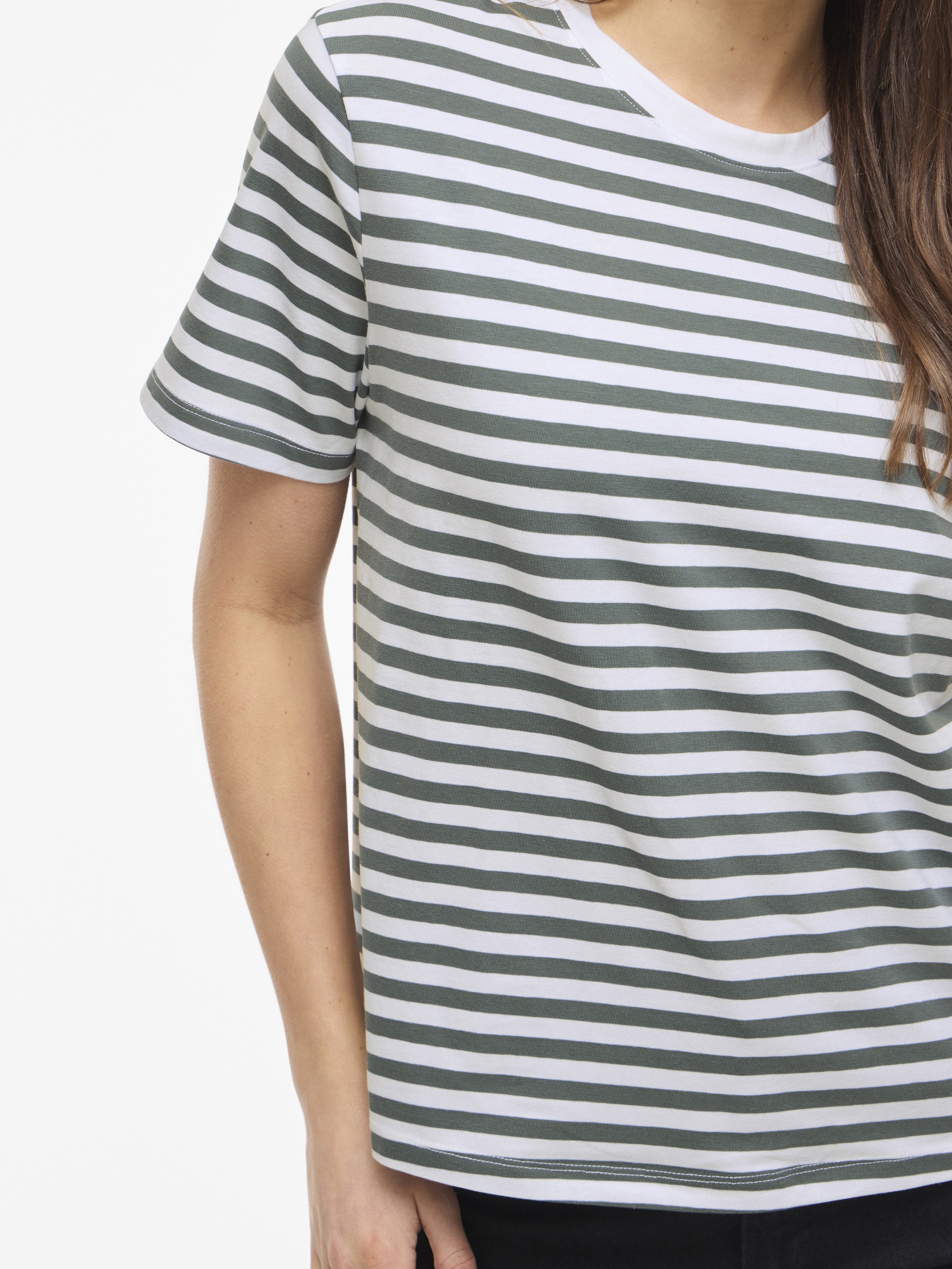 Vila Damen T-Shirts Balsam Green/Op