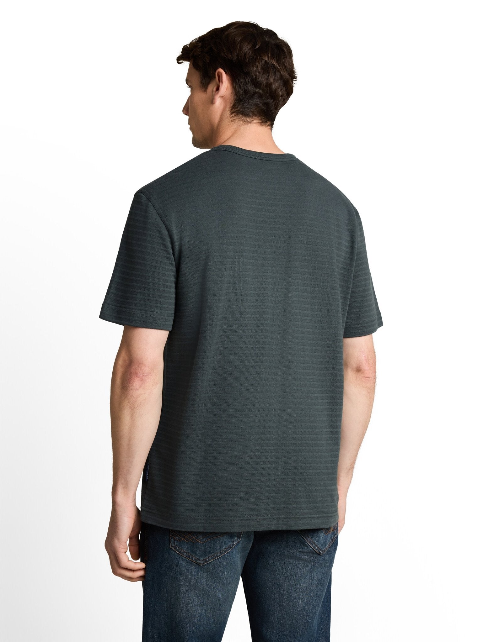 Tom Tailor Herren T-Shirts kurz Darkest Olive