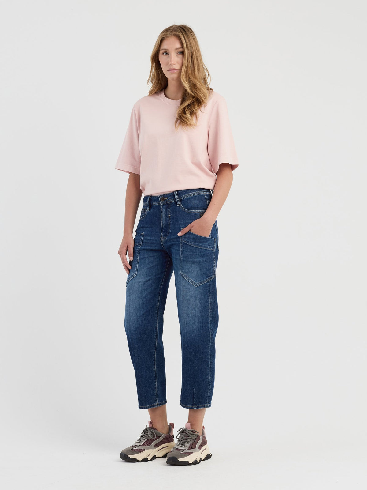 Gang Damen Jeans Worn Dark