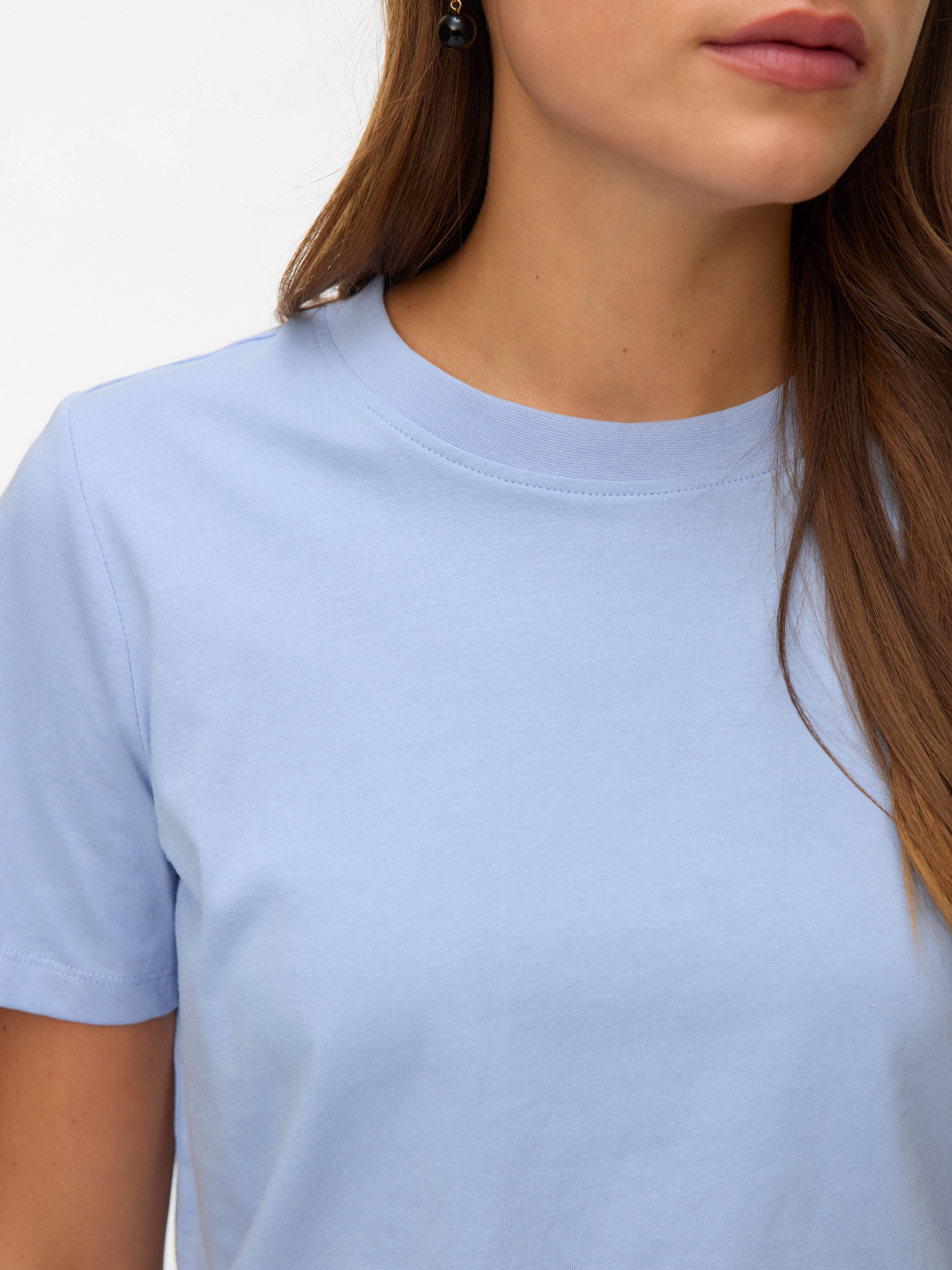 Vero Moda Damen T-Shirts Brunnera Blue