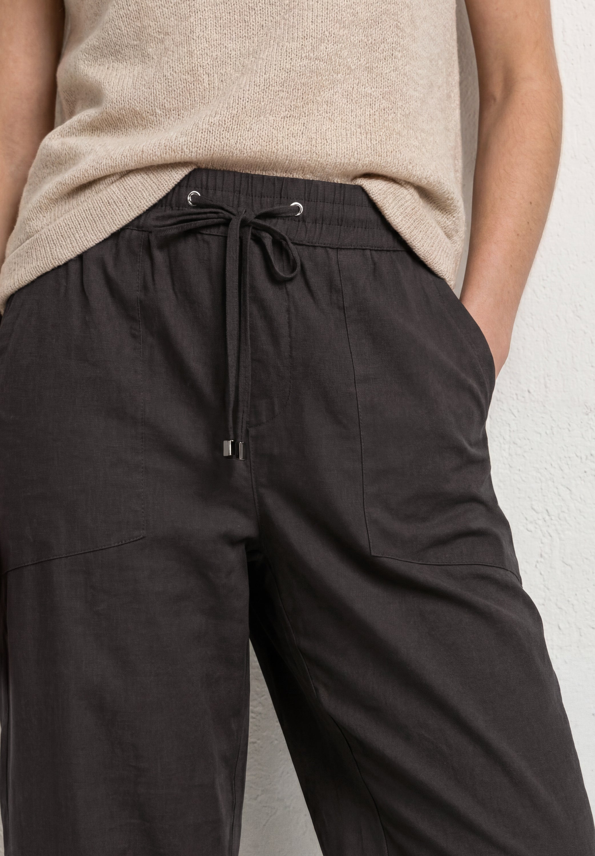 Street One Damen Hosen  Black Cof