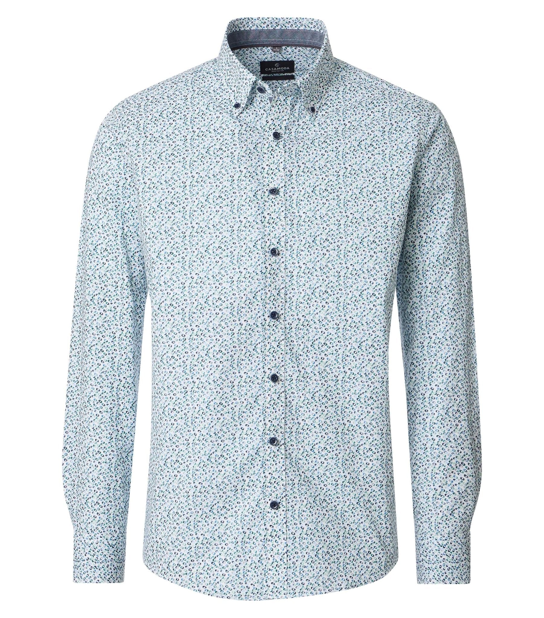 Casa Moda Herren Hemden  Aqua Bis Pe
