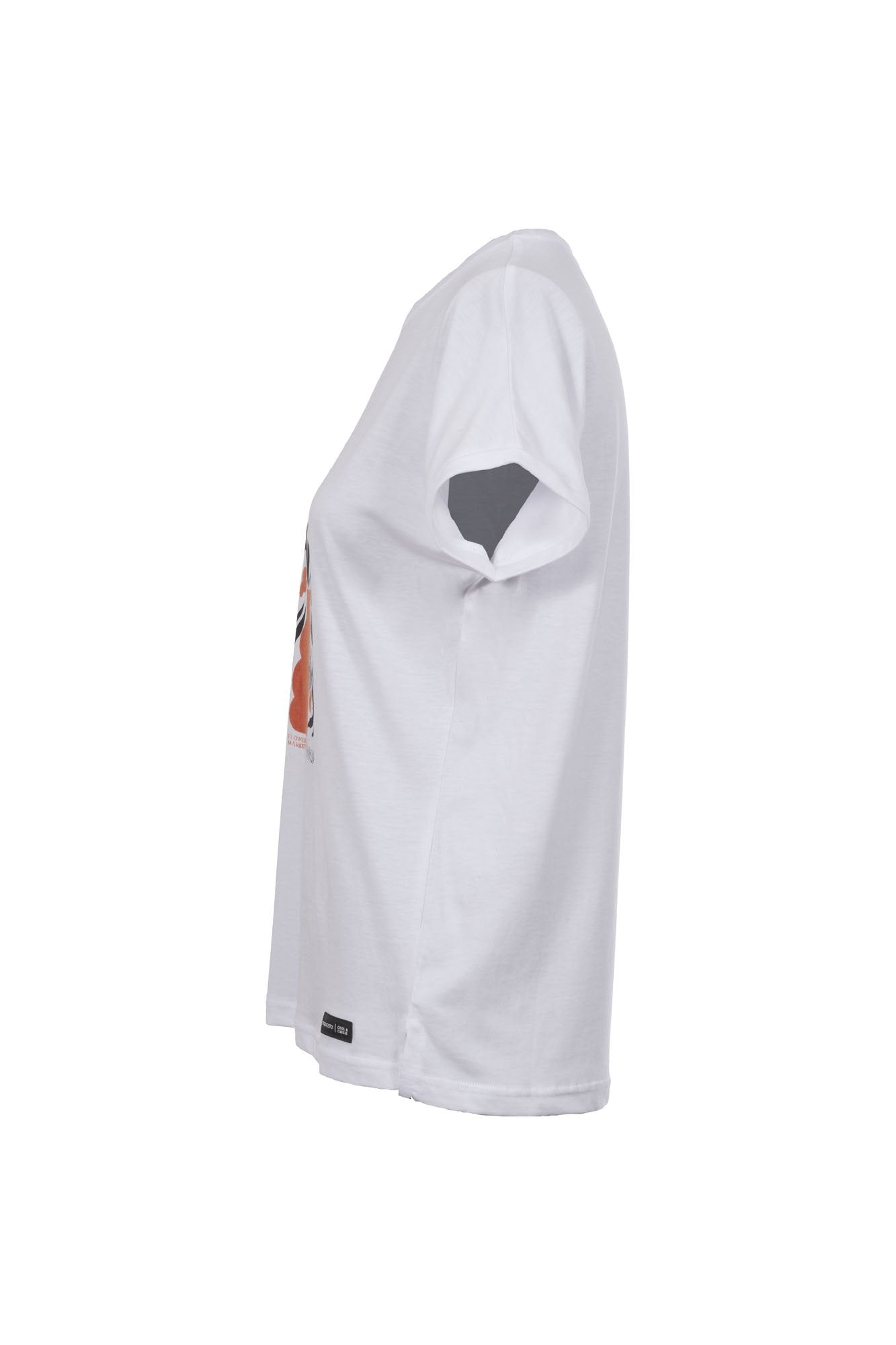 Soquesto Damen T-Shirts Weiß