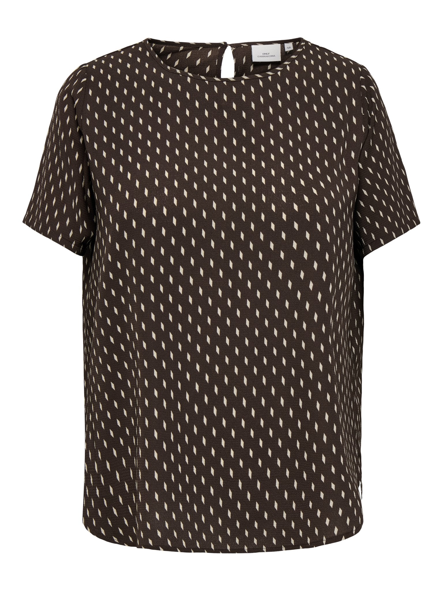 Only Caramkoma Damen T-Shirts Coffee Bean/Cra