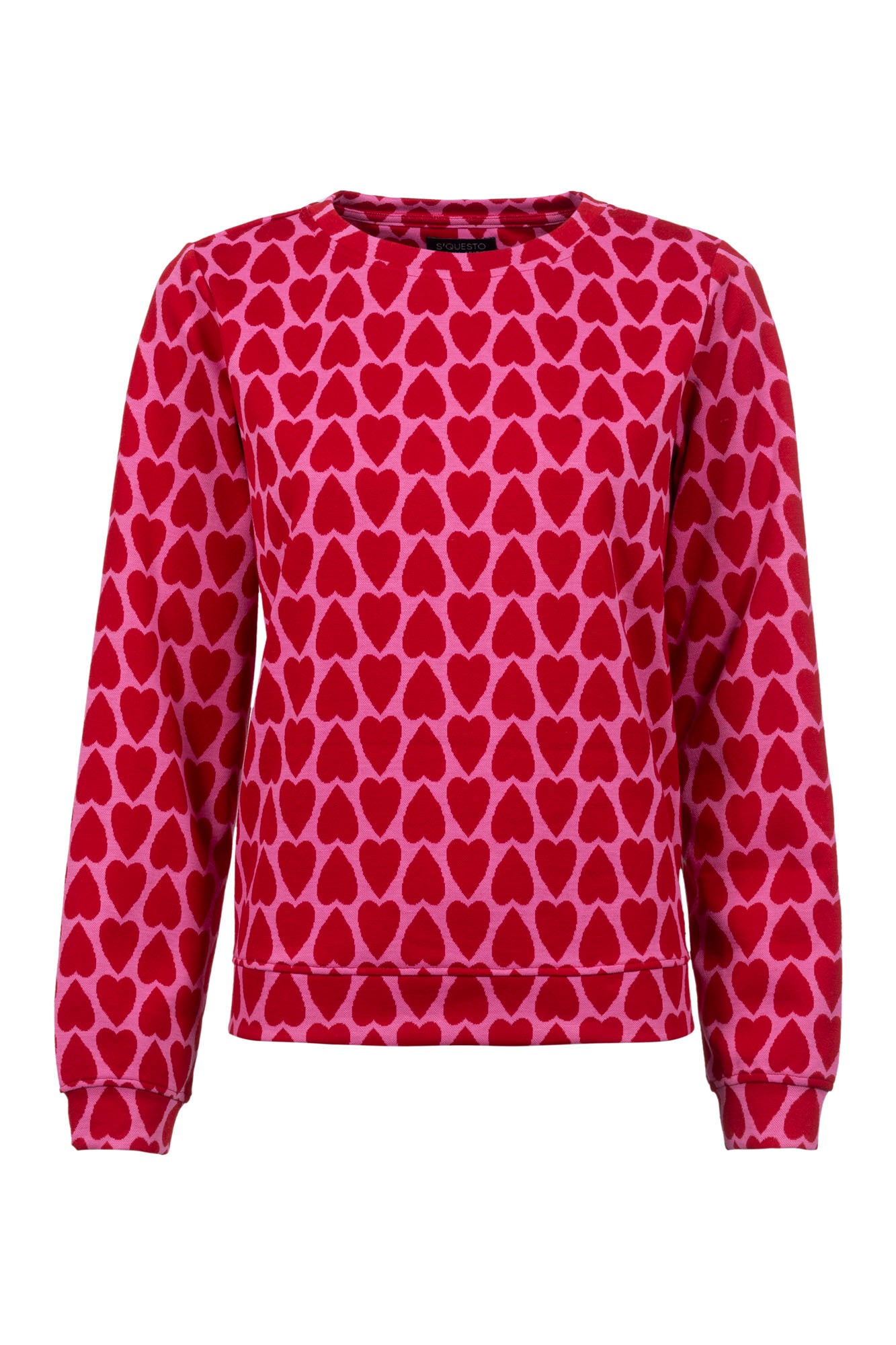 Soquesto Damen Sweatshirts Apfelrot