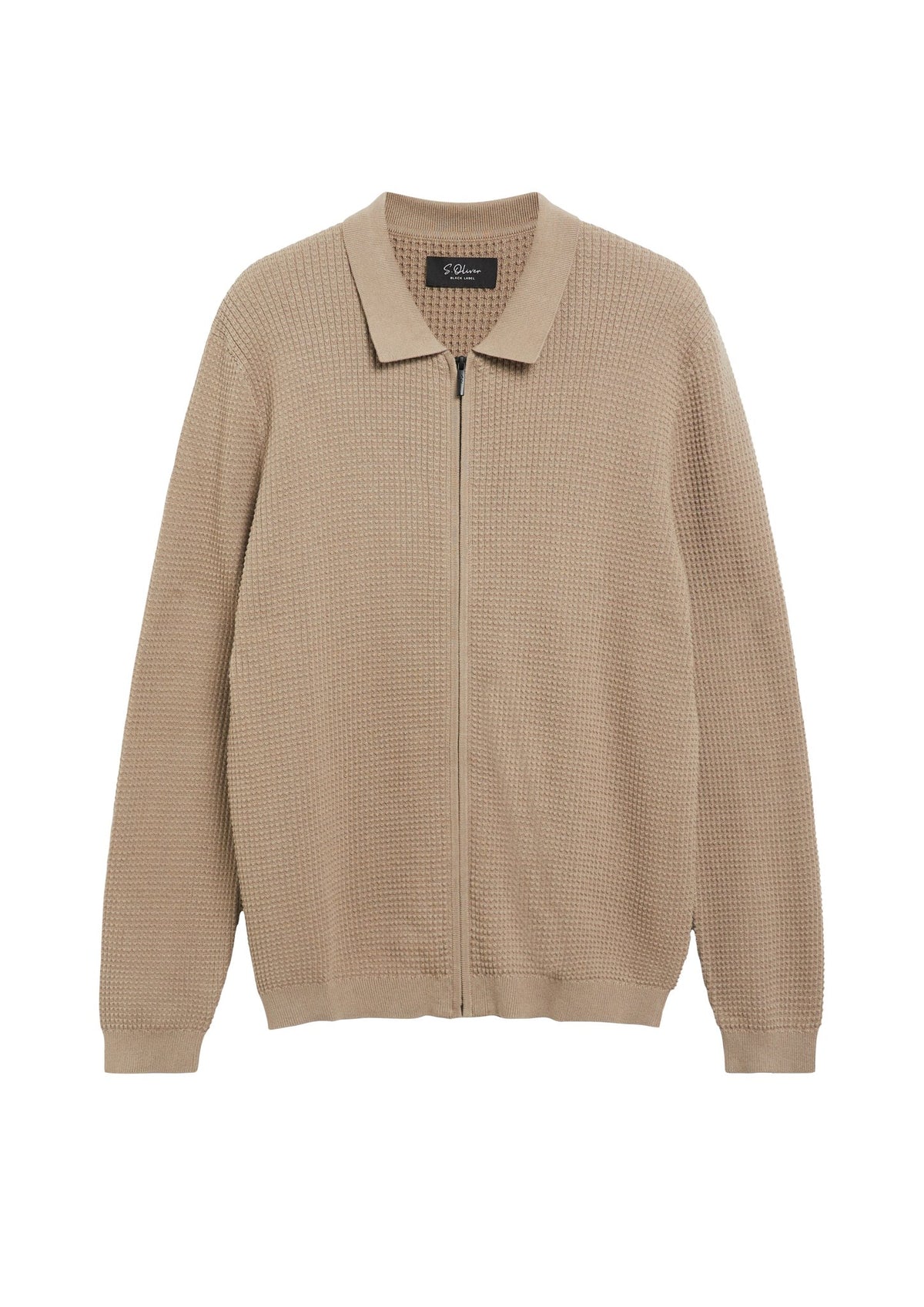 S. Oliver black Herren Strickjacken Brown