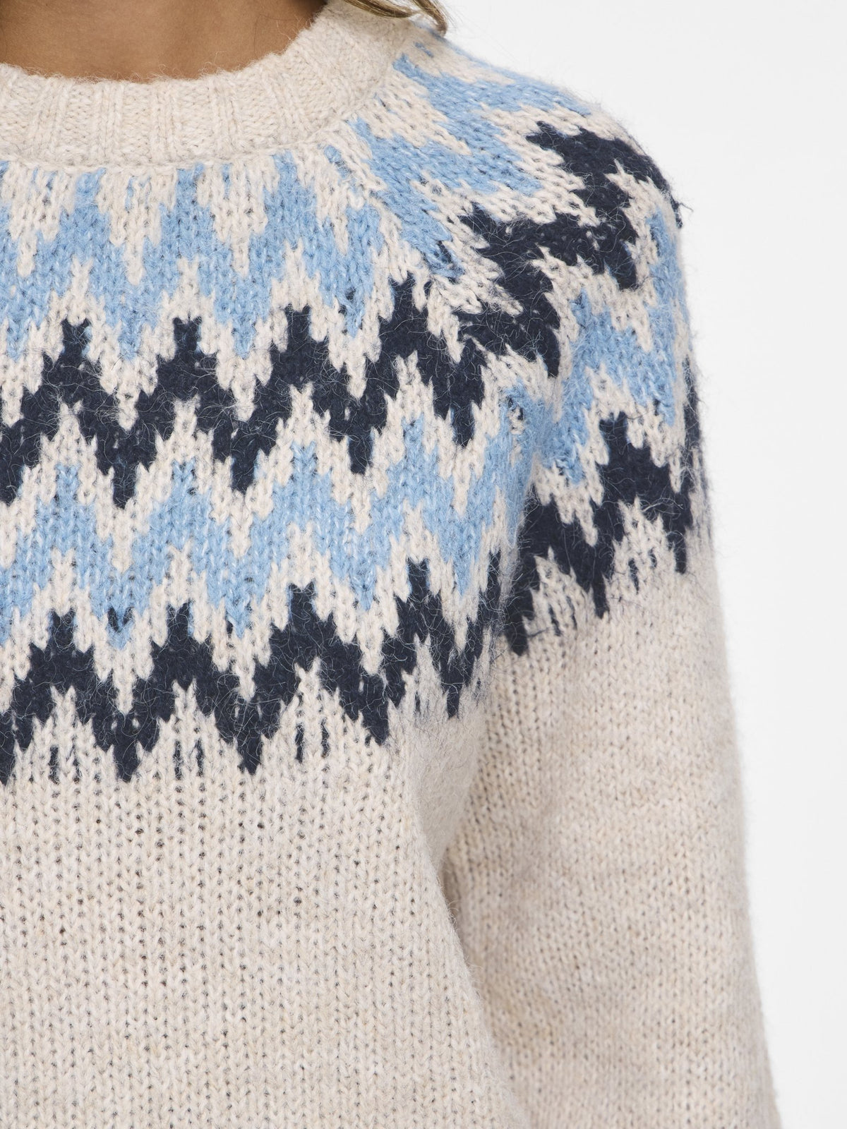 Vila Damen Pullover Super Light Nat