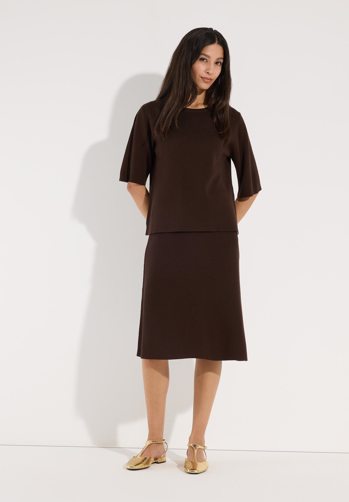 More & More Damen Pullover Espresso B