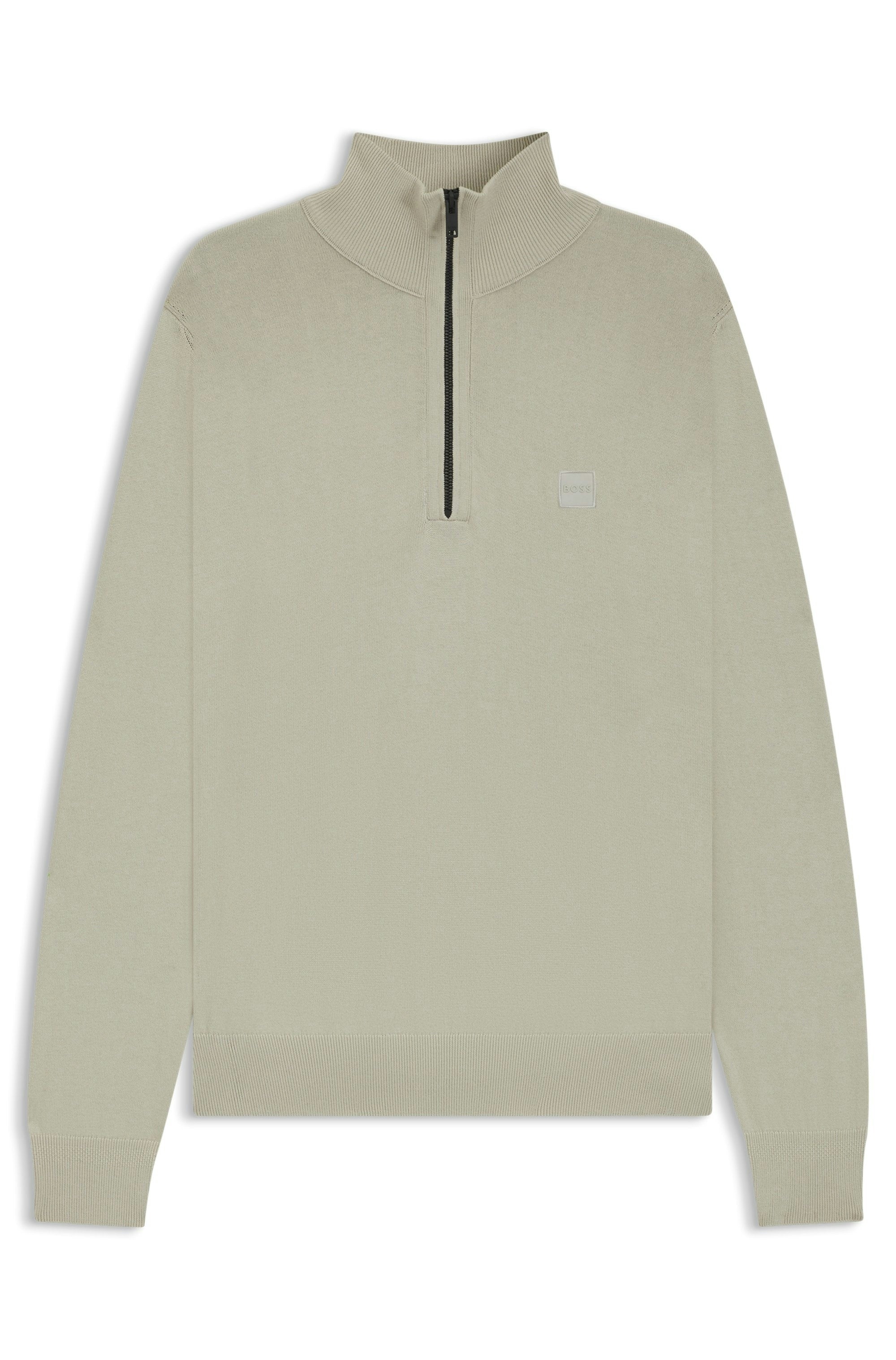 Boss Orange Herren Pullover  Light Beige