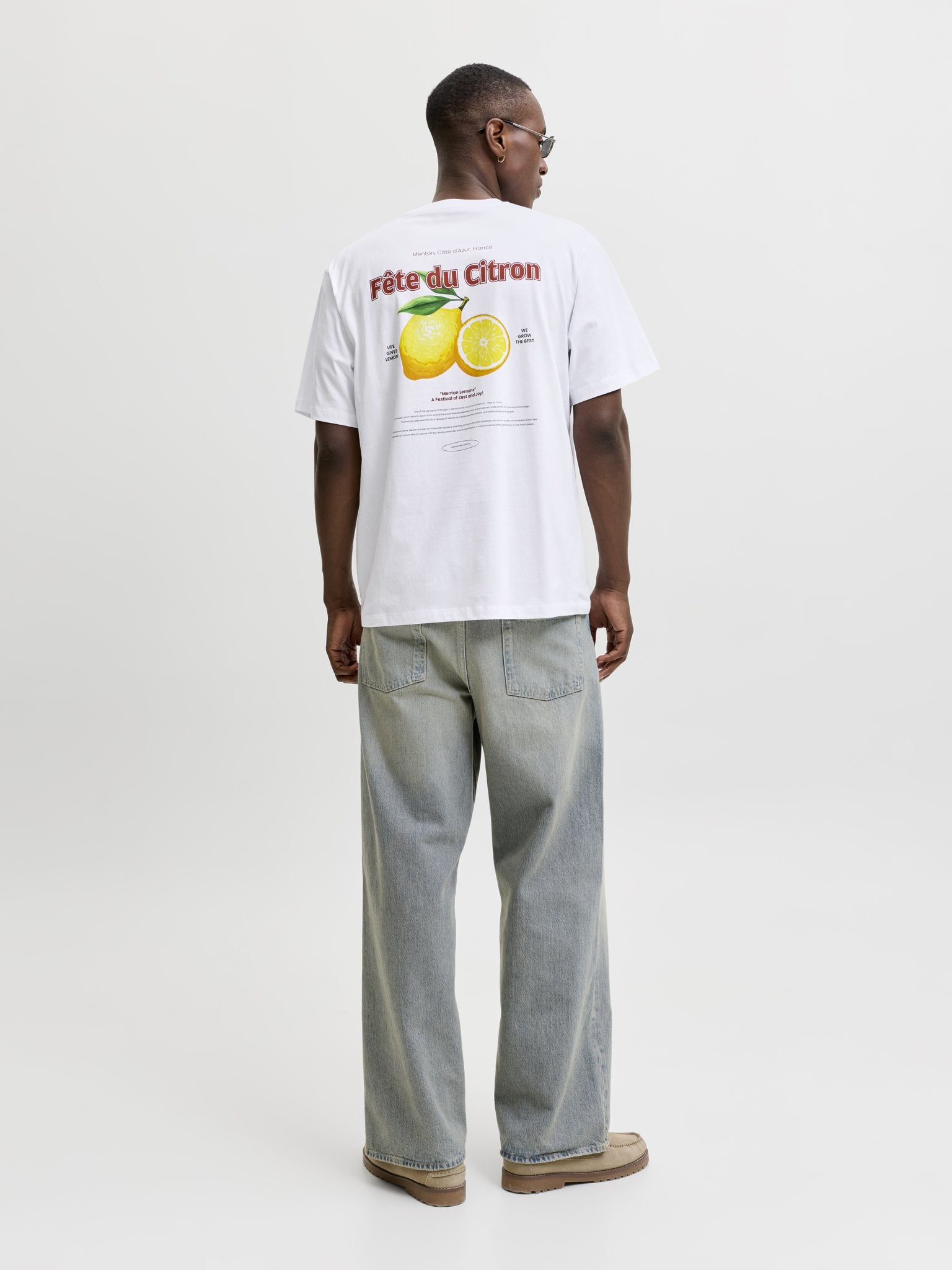Jack & Jones Herren T-Shirts kurz Bright White
