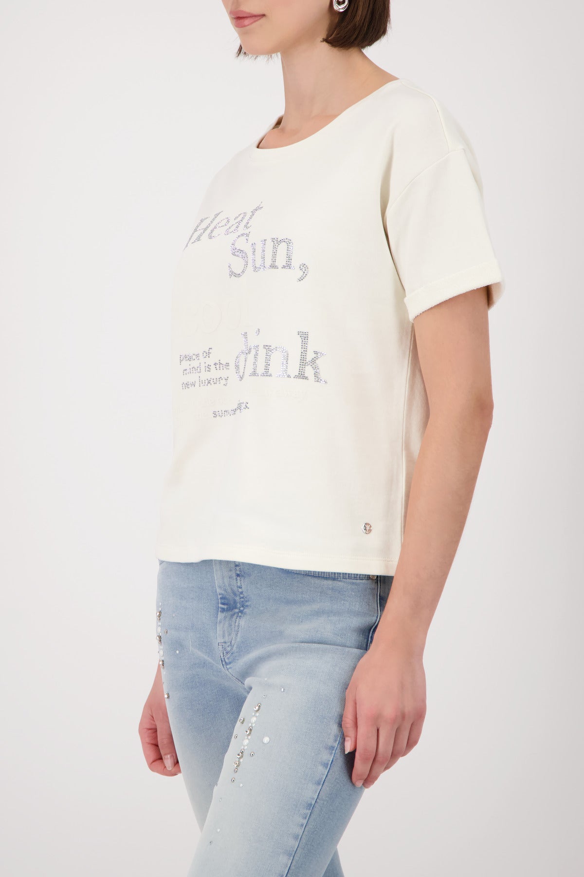 Monari Damen T-Shirts Marble