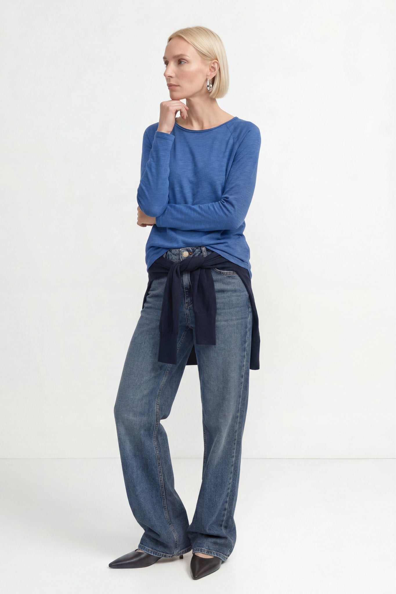 Rich & Royal Damen T-Shirts Misty Blue