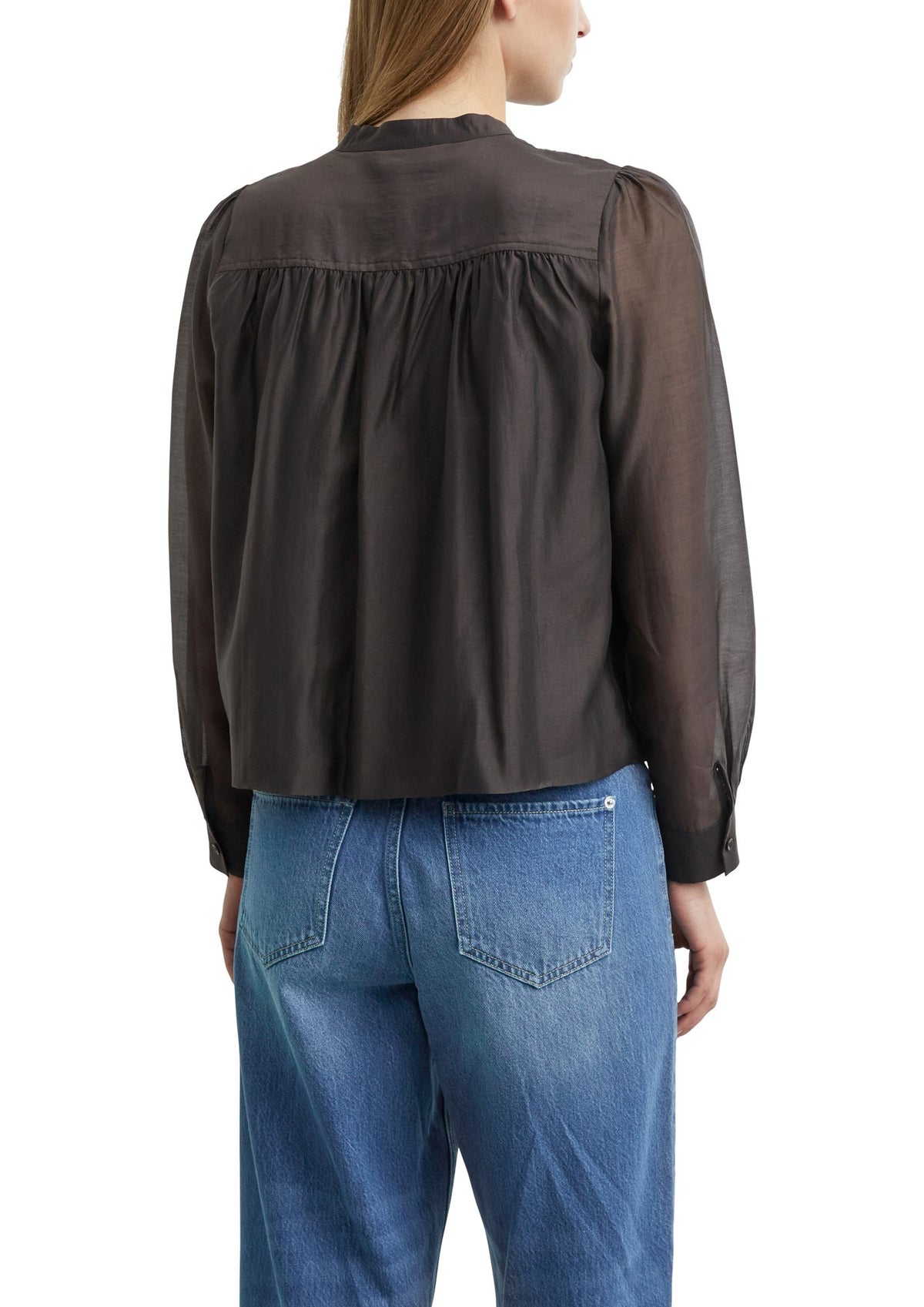 Comma Damen Blusen  Brown