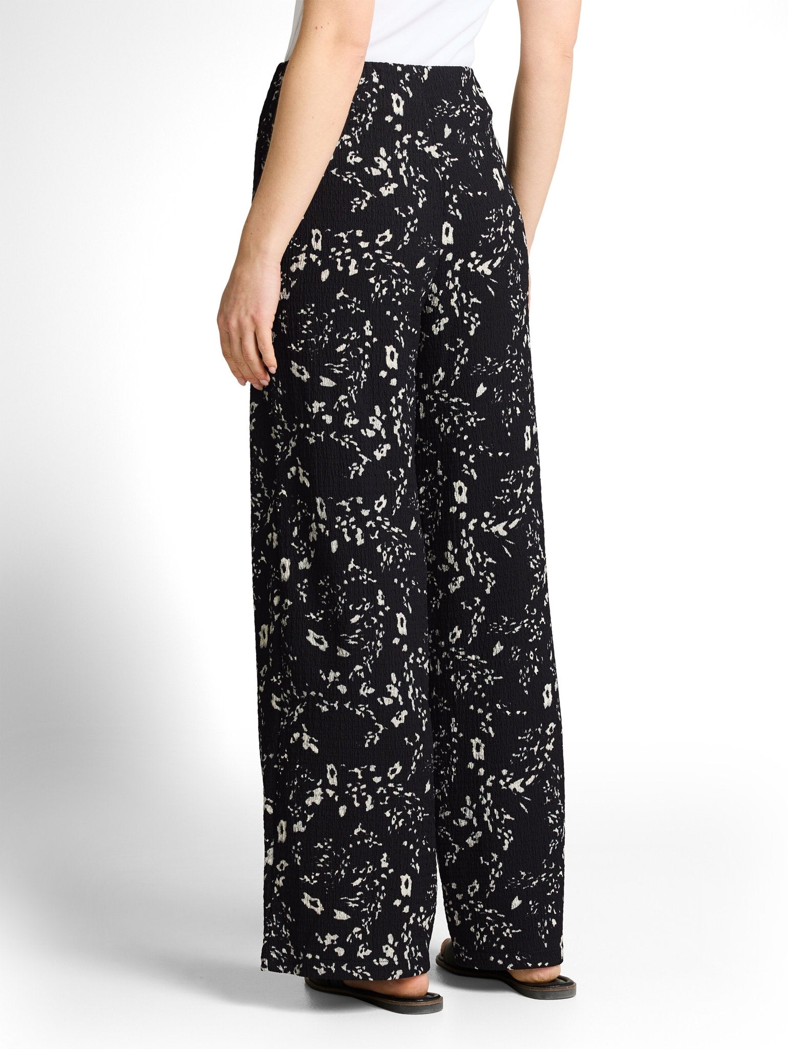 Tom Tailor denim Damen Hosen Black White Flo