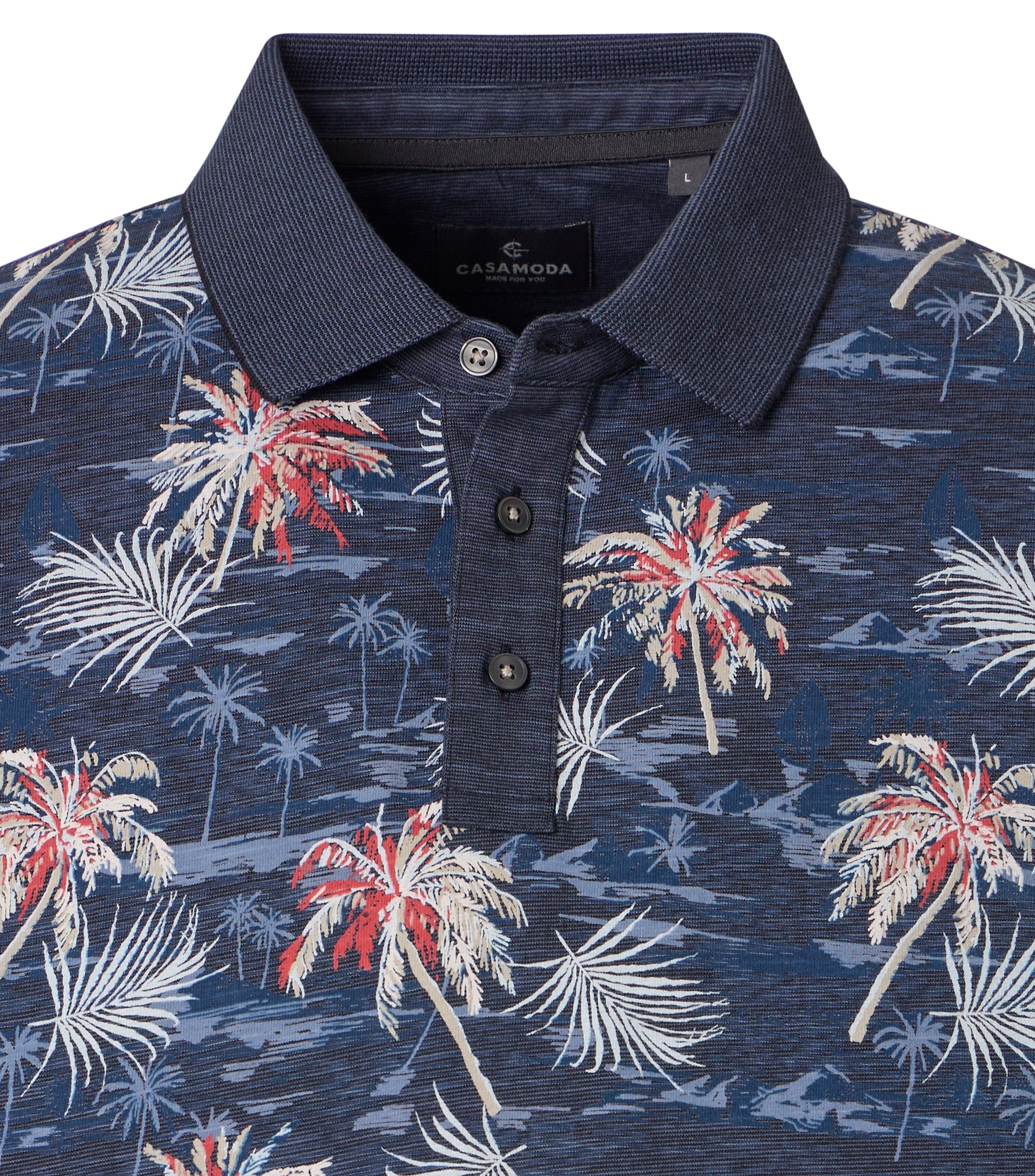 Casa Moda Herren Polo-Shirts  Blau