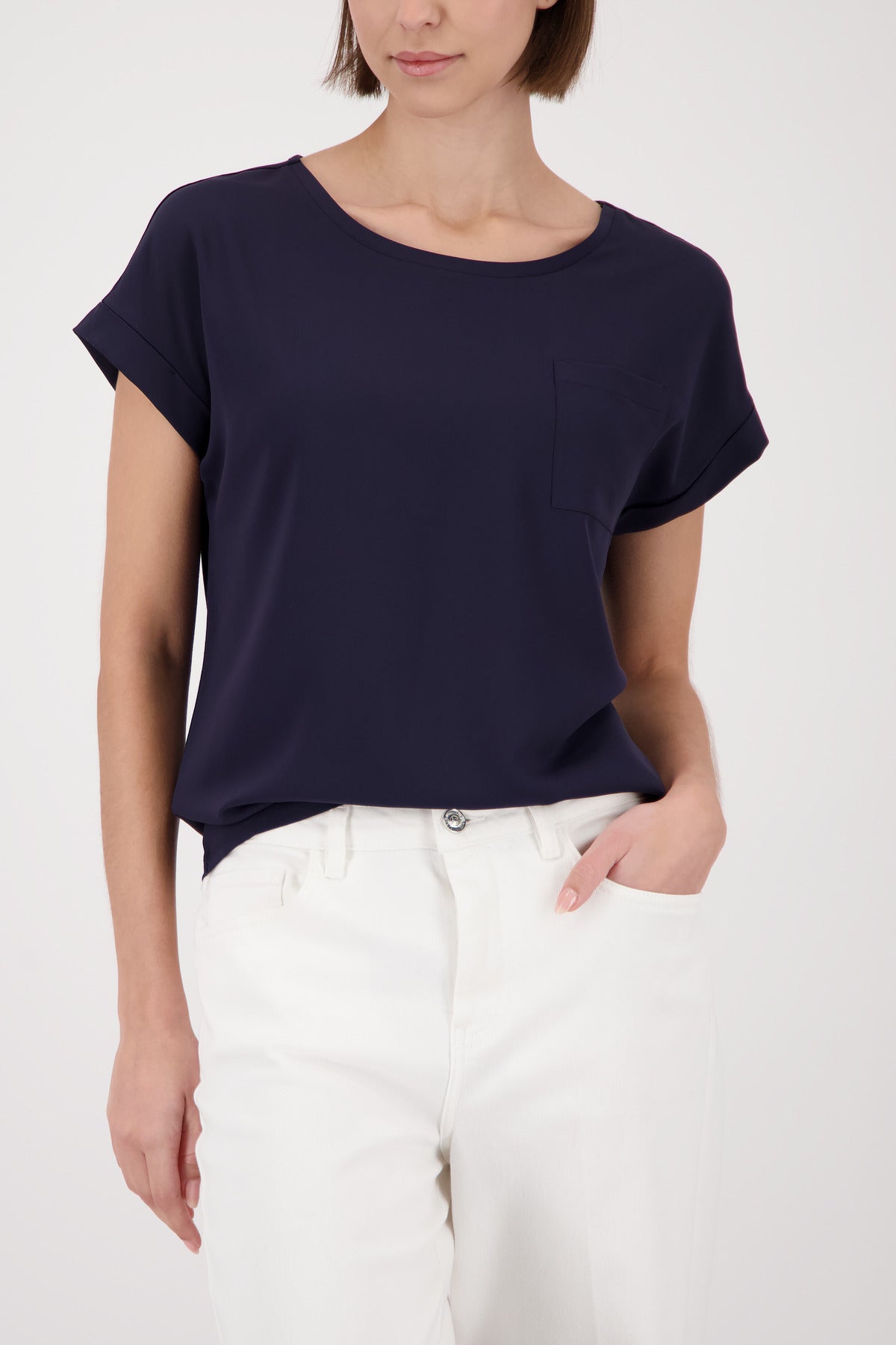 Monari Damen T-Shirts Marine
