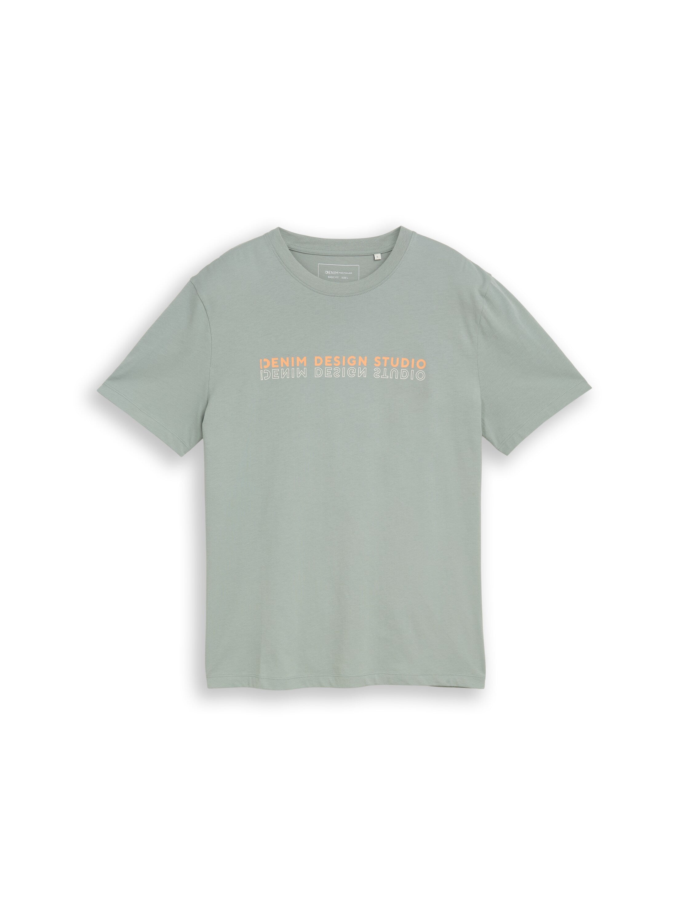 Tom Tailor denim Herren T-Shirts kurz Green Mist