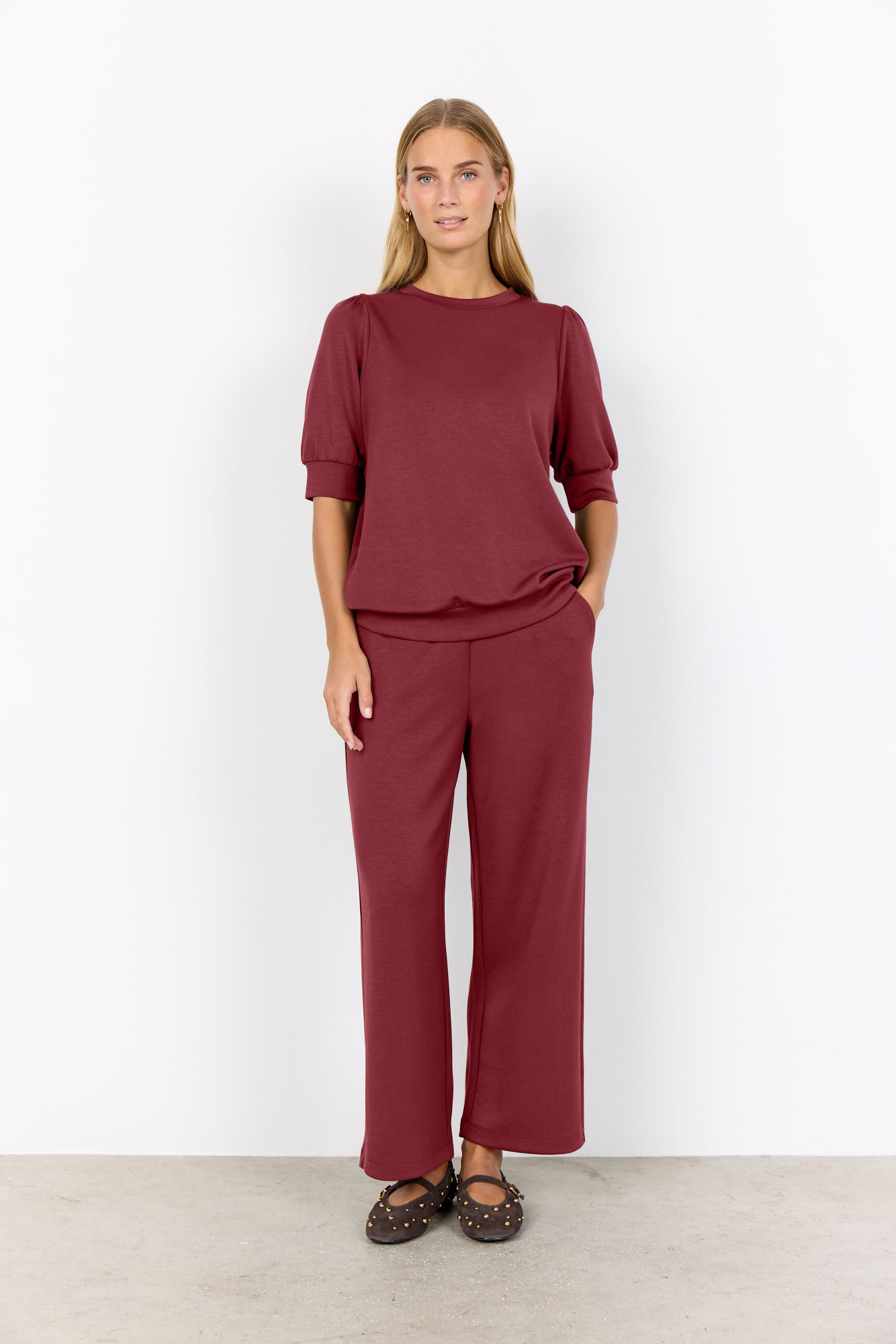 Soya Concept Damen Blusen Oxblood Red