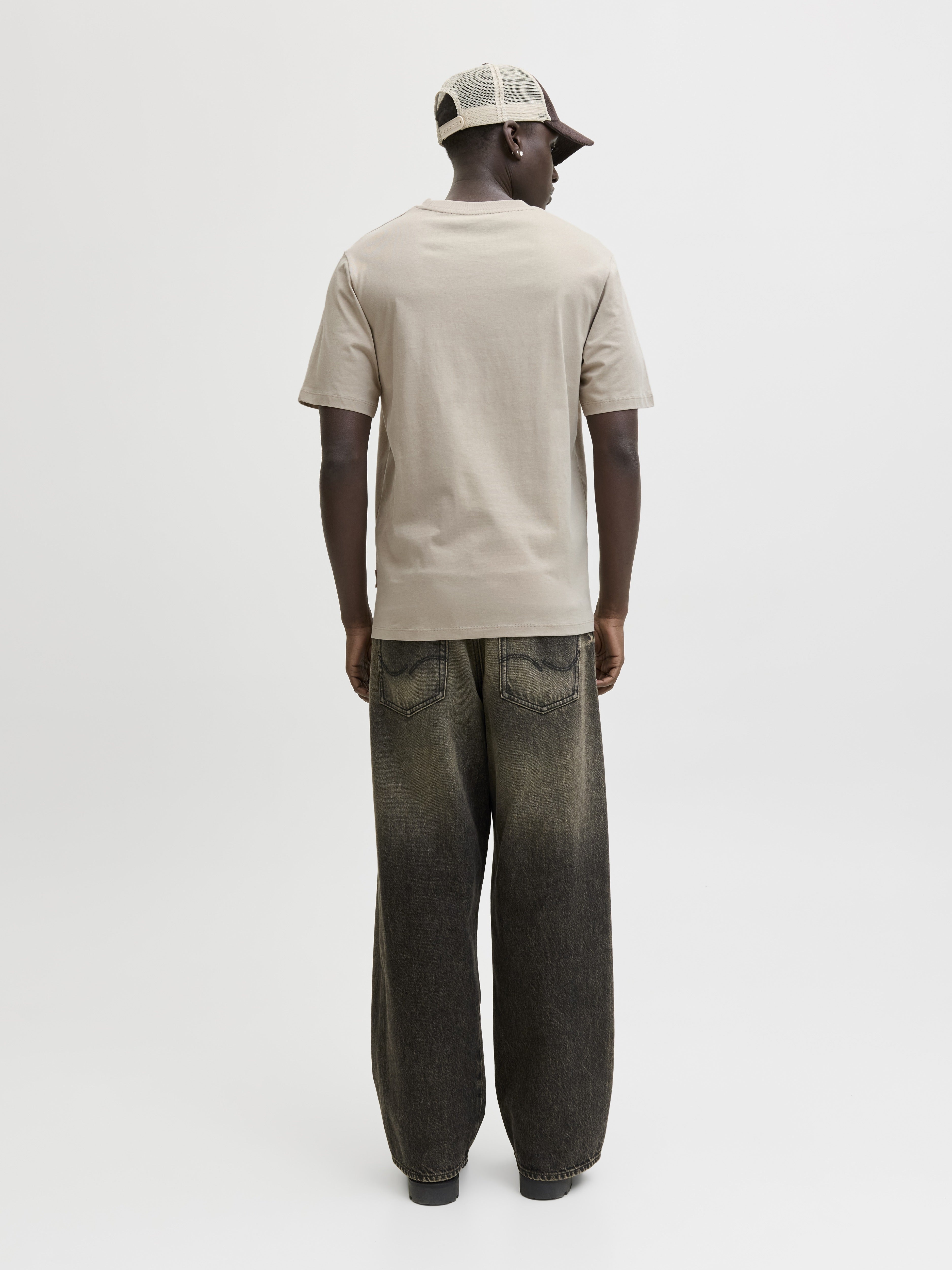 Jack & Jones Herren T-Shirts kurz Pure Cashmere