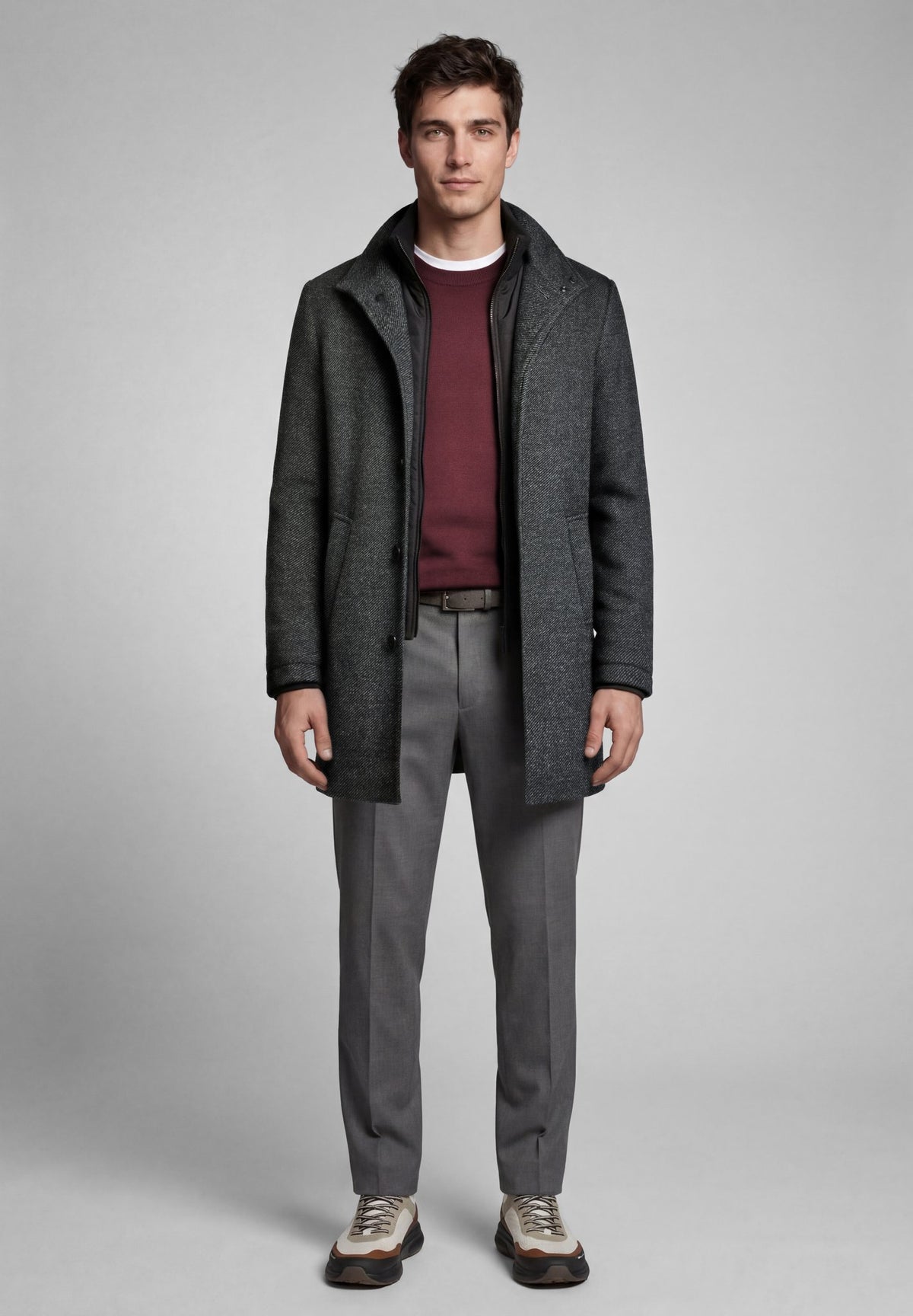 Calamar Herren Jacken Medium Grey