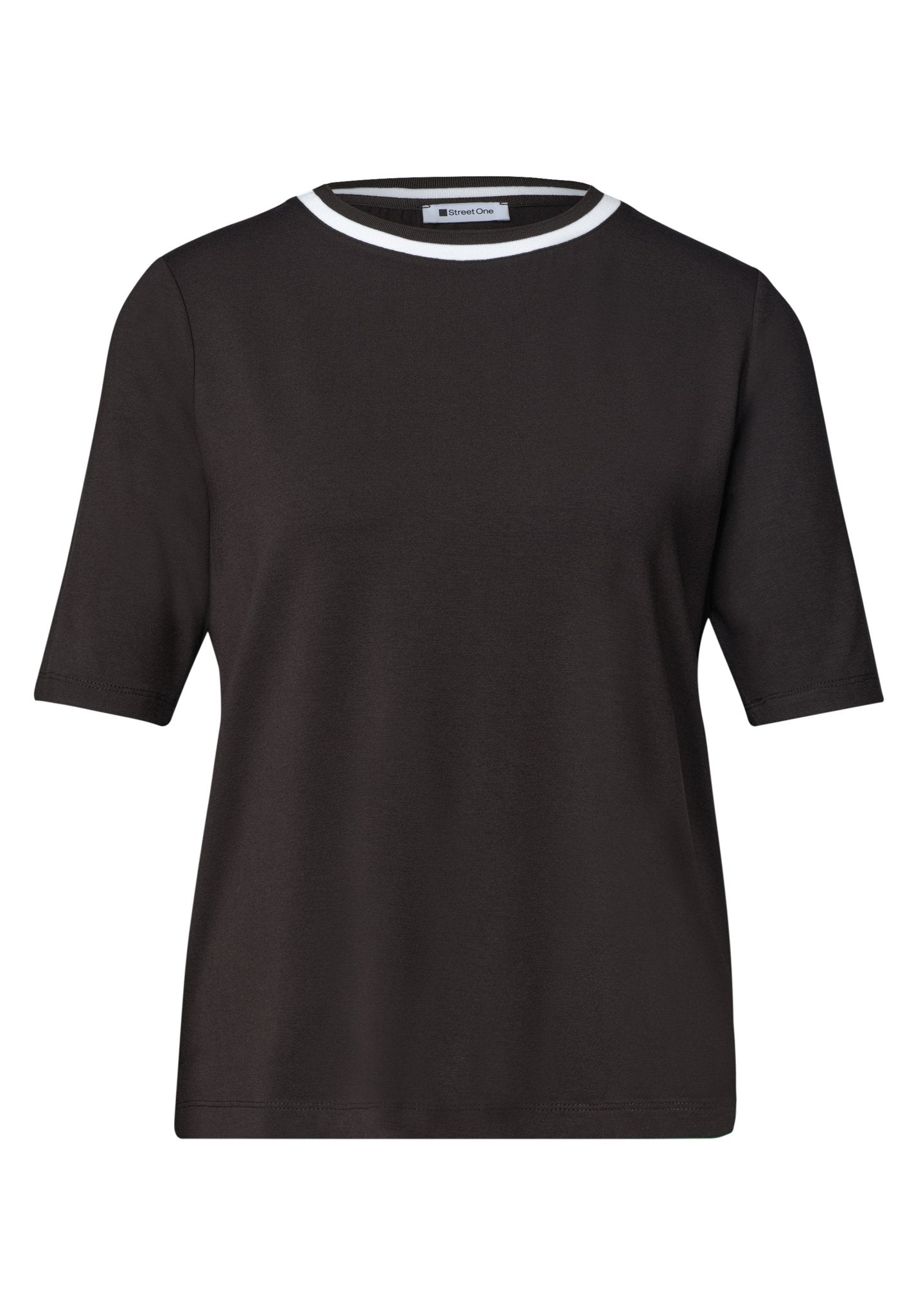 Street One Damen T-Shirts  Black Cof