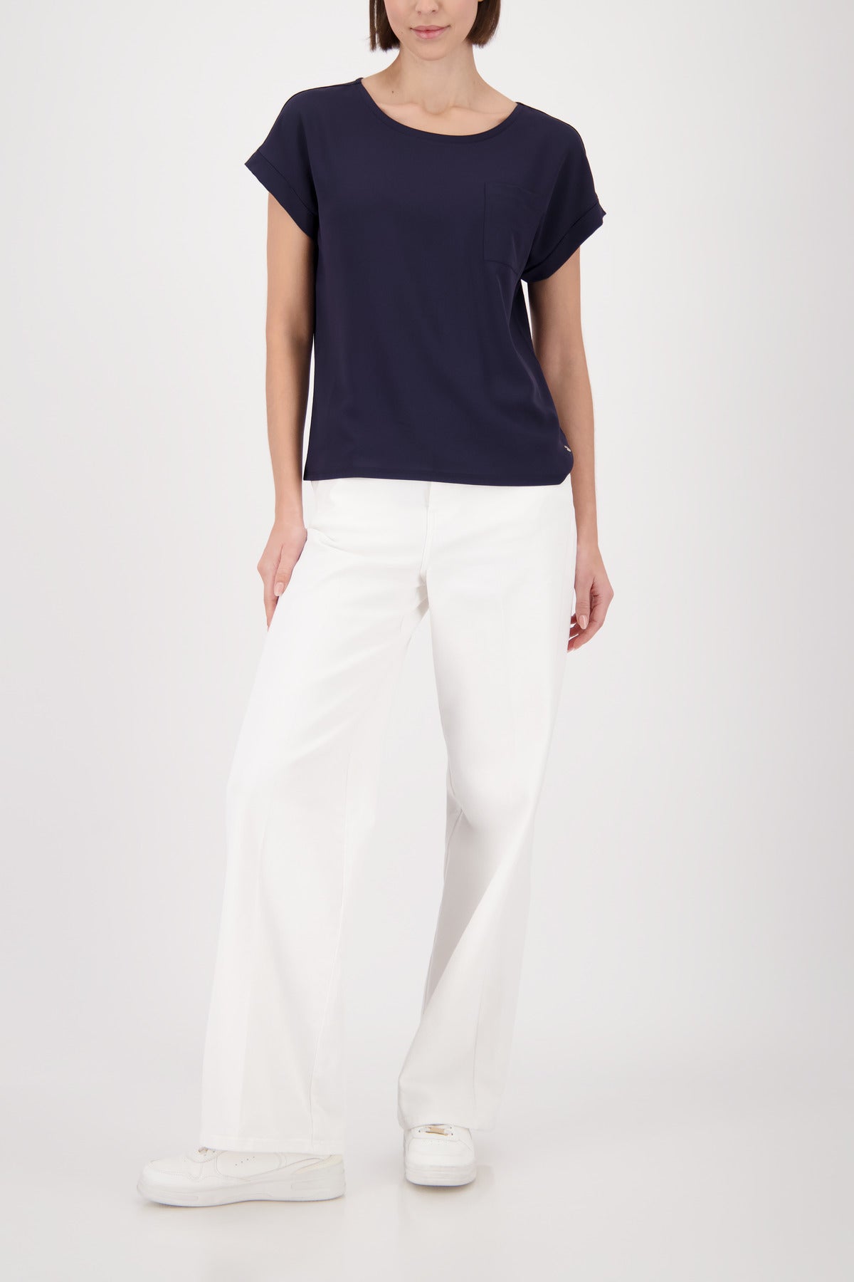 Monari Damen T-Shirts  Marine