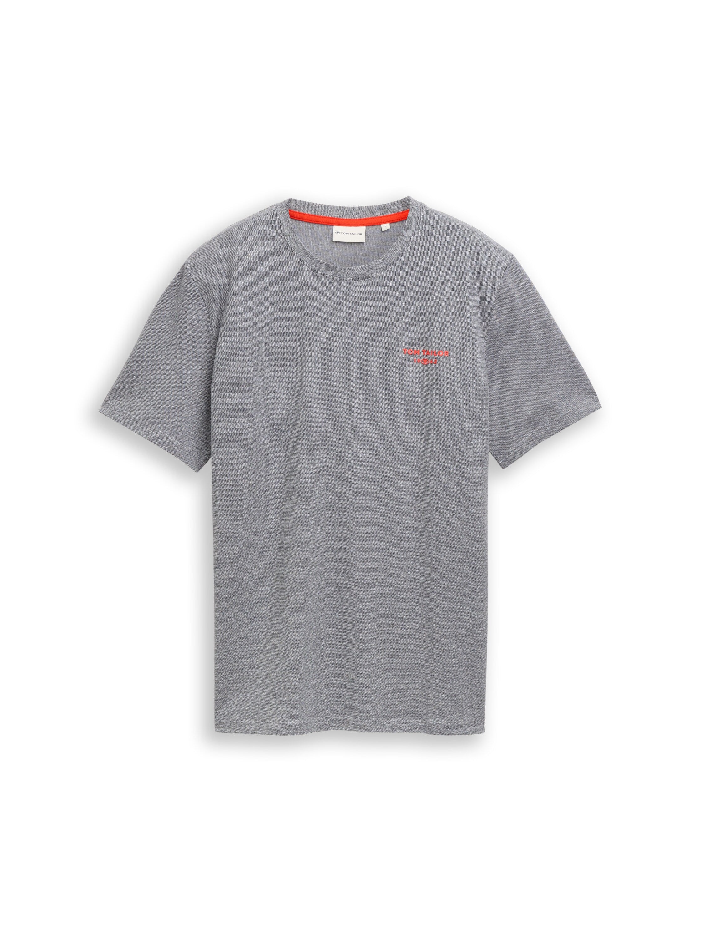 Tom Tailor Herren T-Shirts kurz Sky Captain Blu