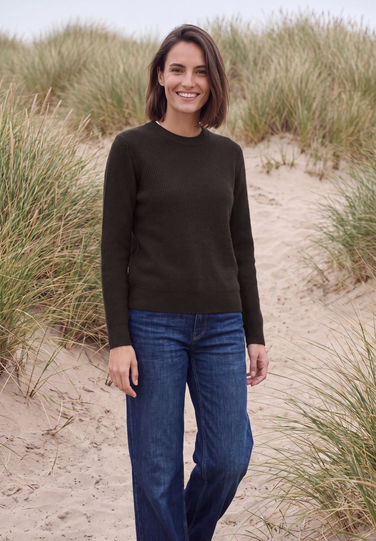 Cecil Damen Pullover Truffle B