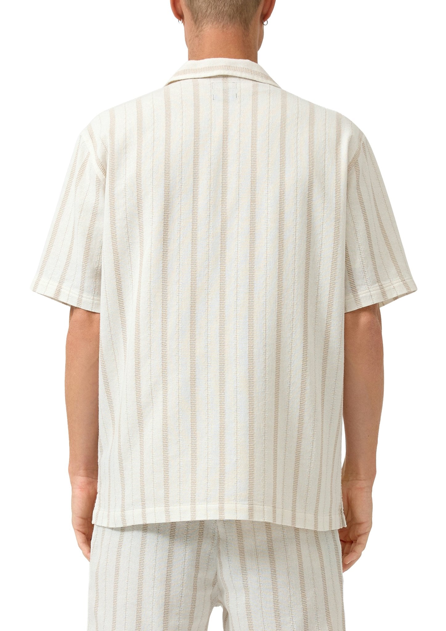 QS by S.Oliver Herren Hemden kurz Grey/Black