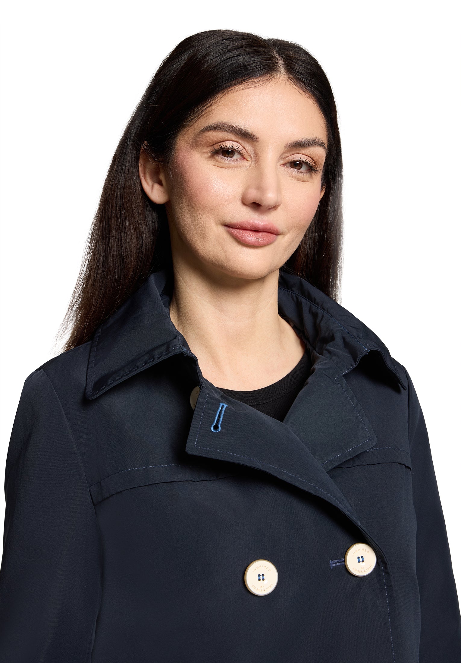 Amber & June Damen Jacken Deep Navy