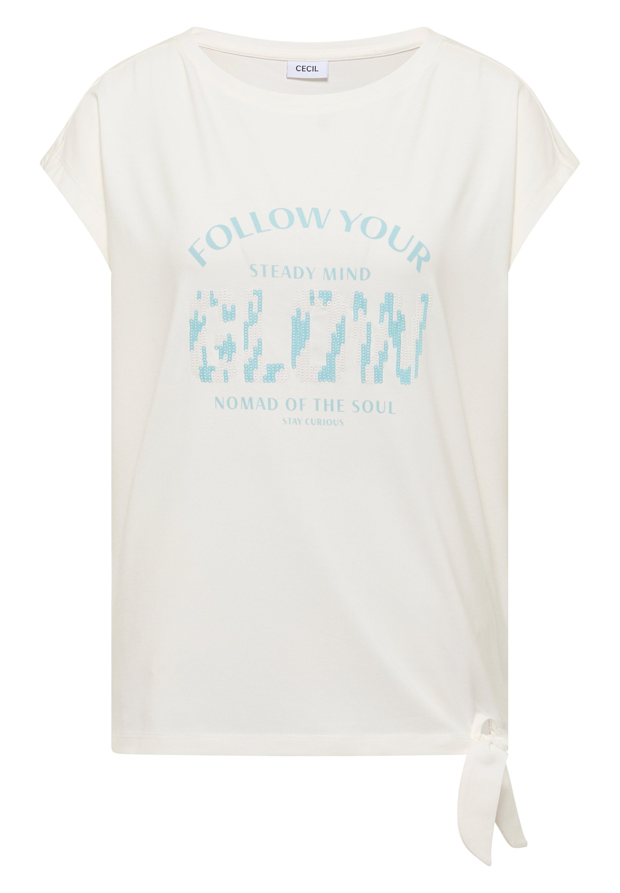 Cecil Damen T-Shirts  Vanilla W