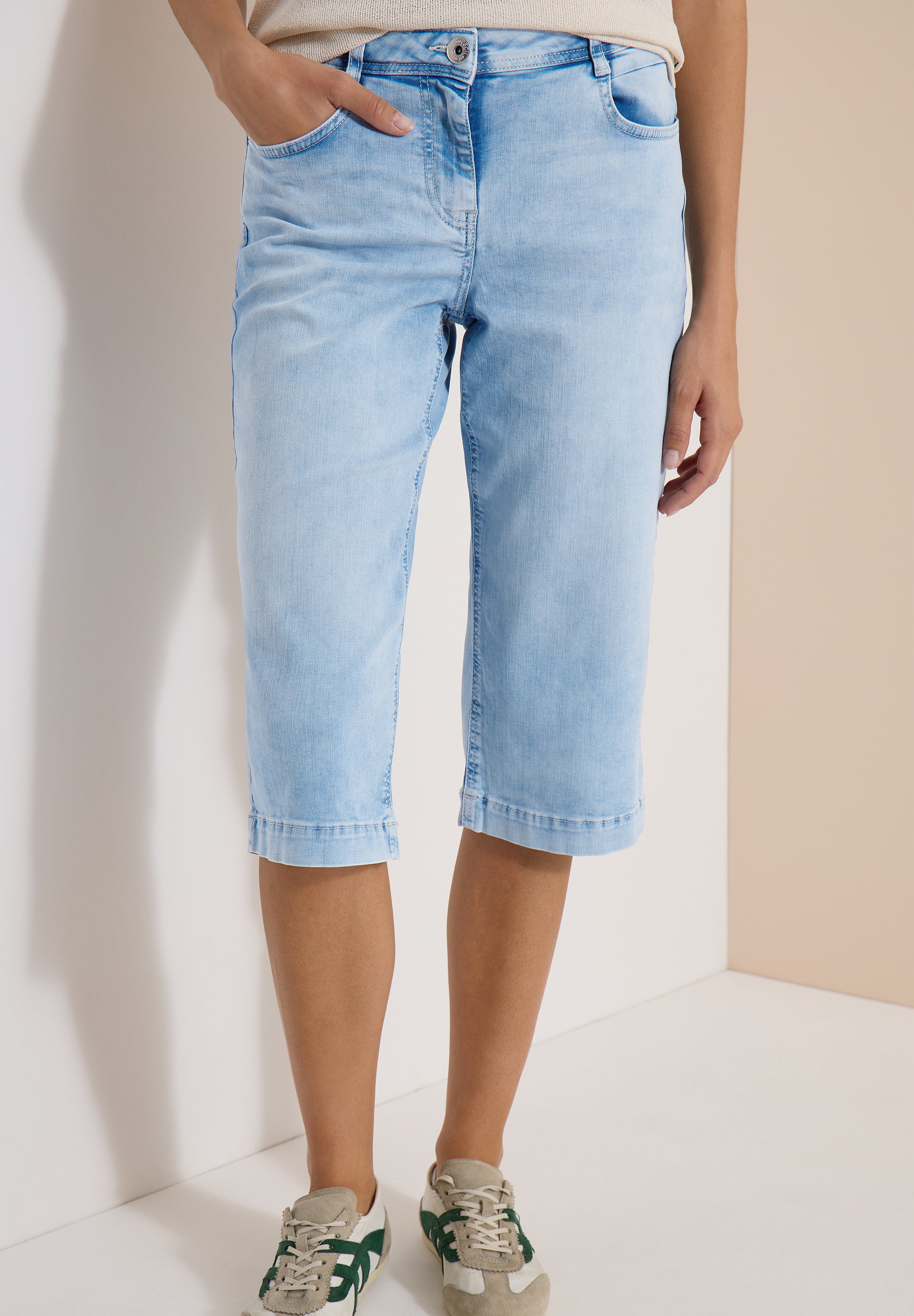 Cecil Damen Hosen  Light Blu