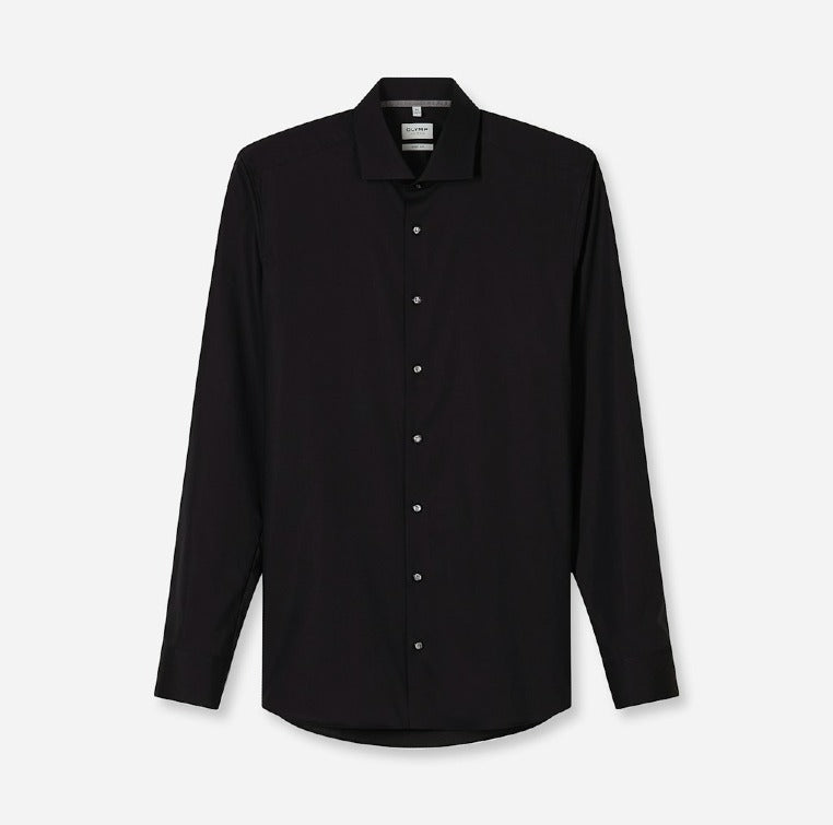 Olymp Herren Hemden lang Schwarz