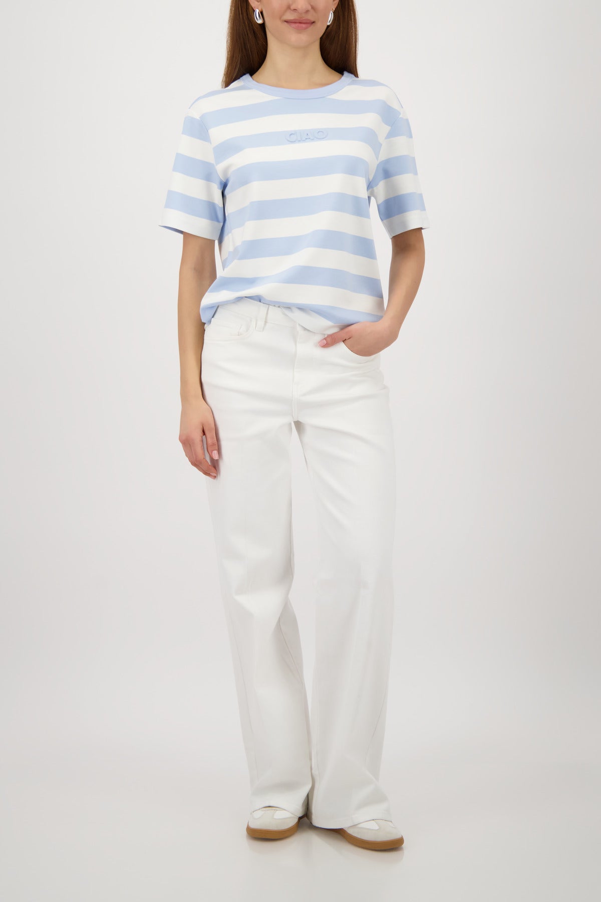 Monari Damen T-Shirts  Light Sky R