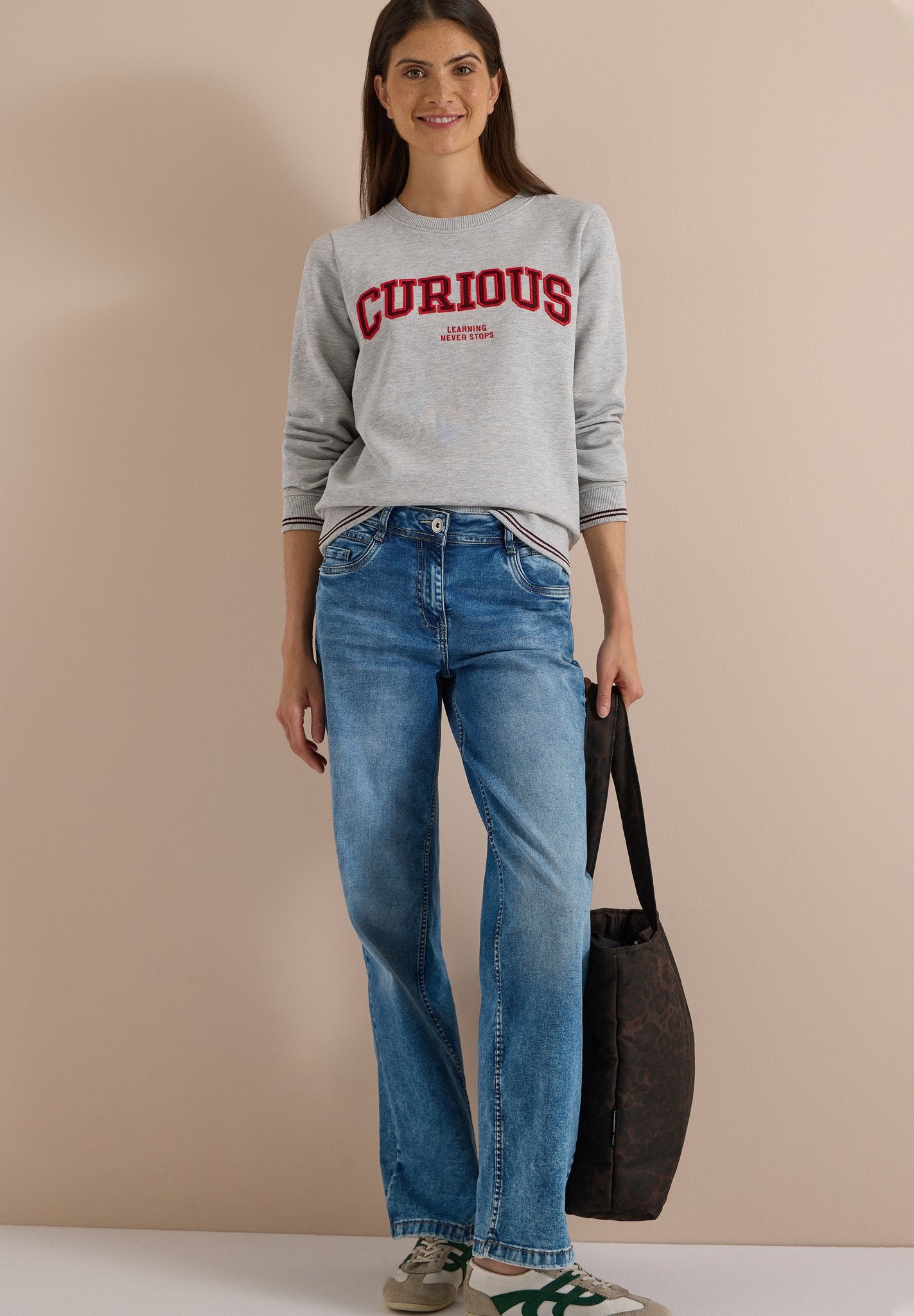 Cecil Damen Pullover  Light Gre