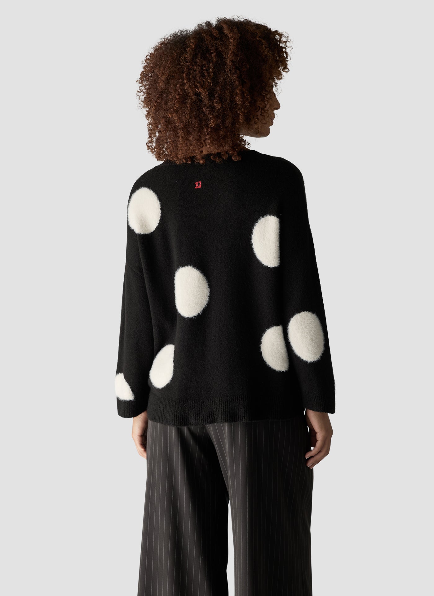 Le Comte Damen Pullover Schwarz