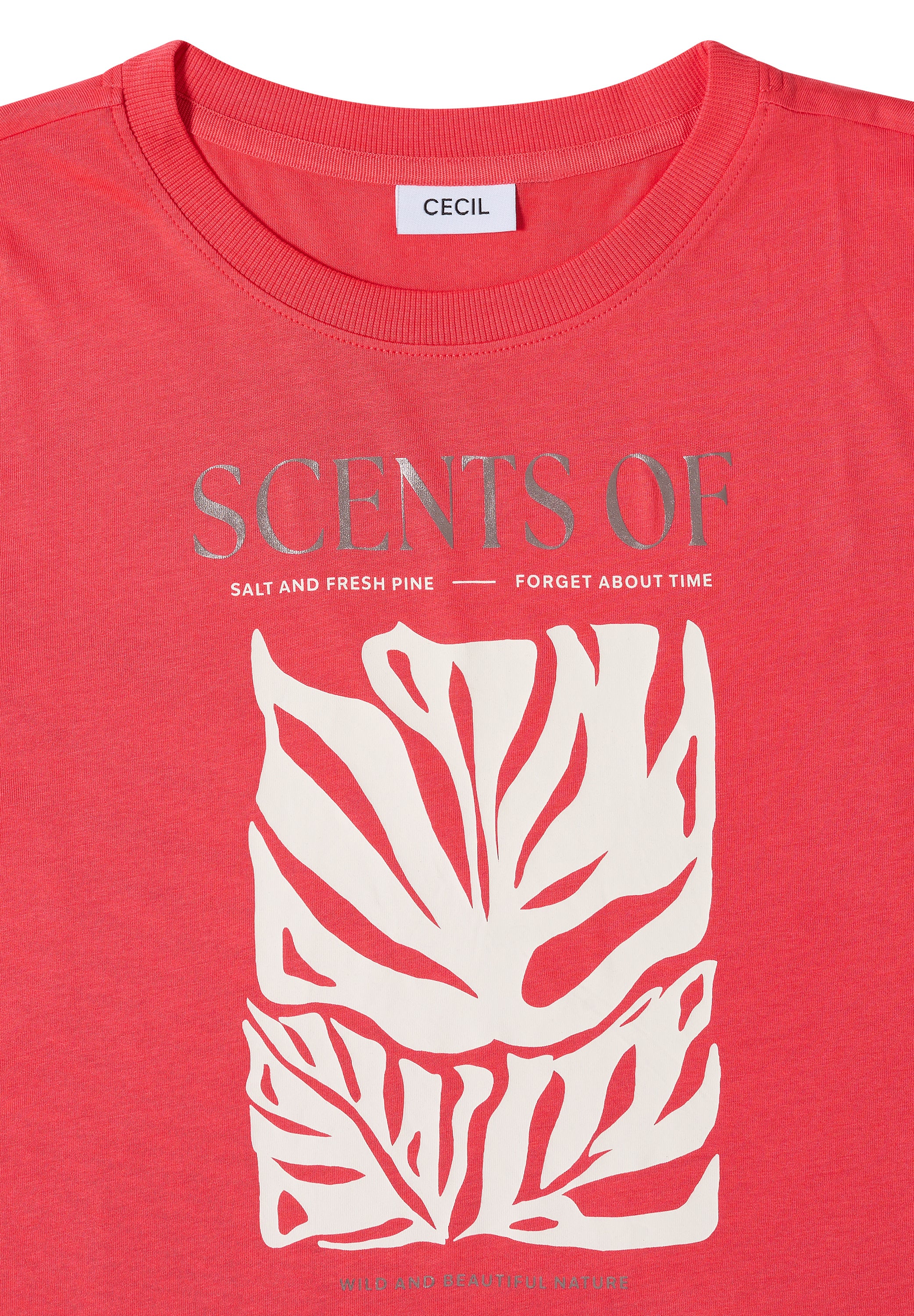 Cecil Damen T-Shirts  Coral