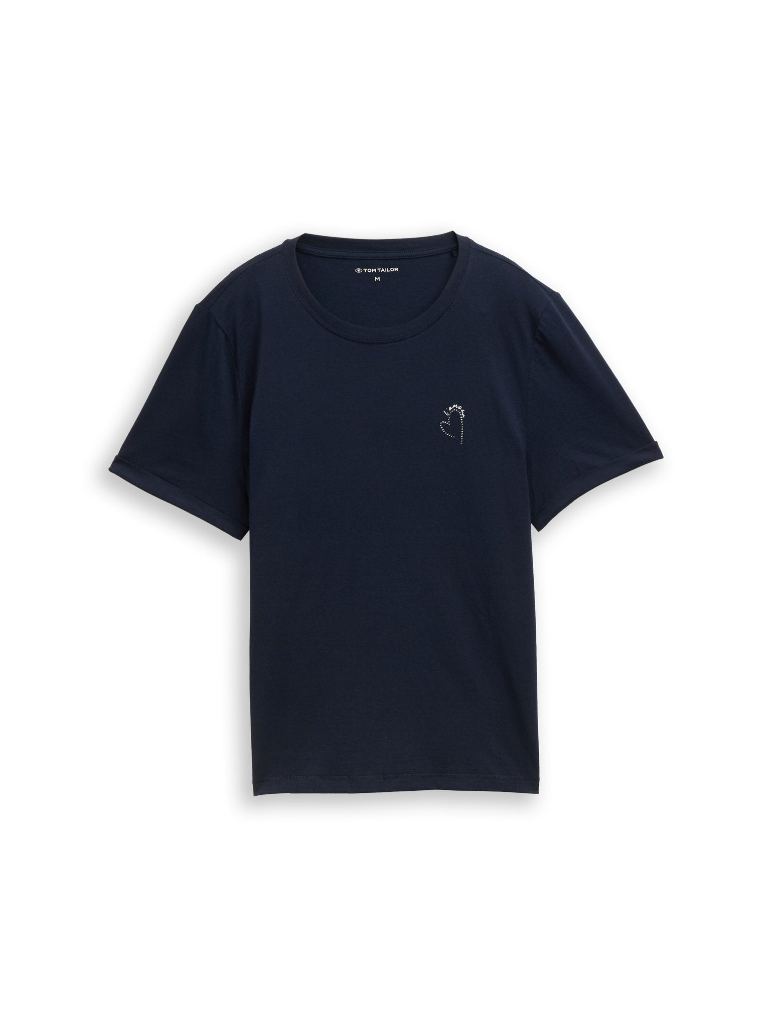 Tom Tailor Damen T-Shirts Sky Captain Blu