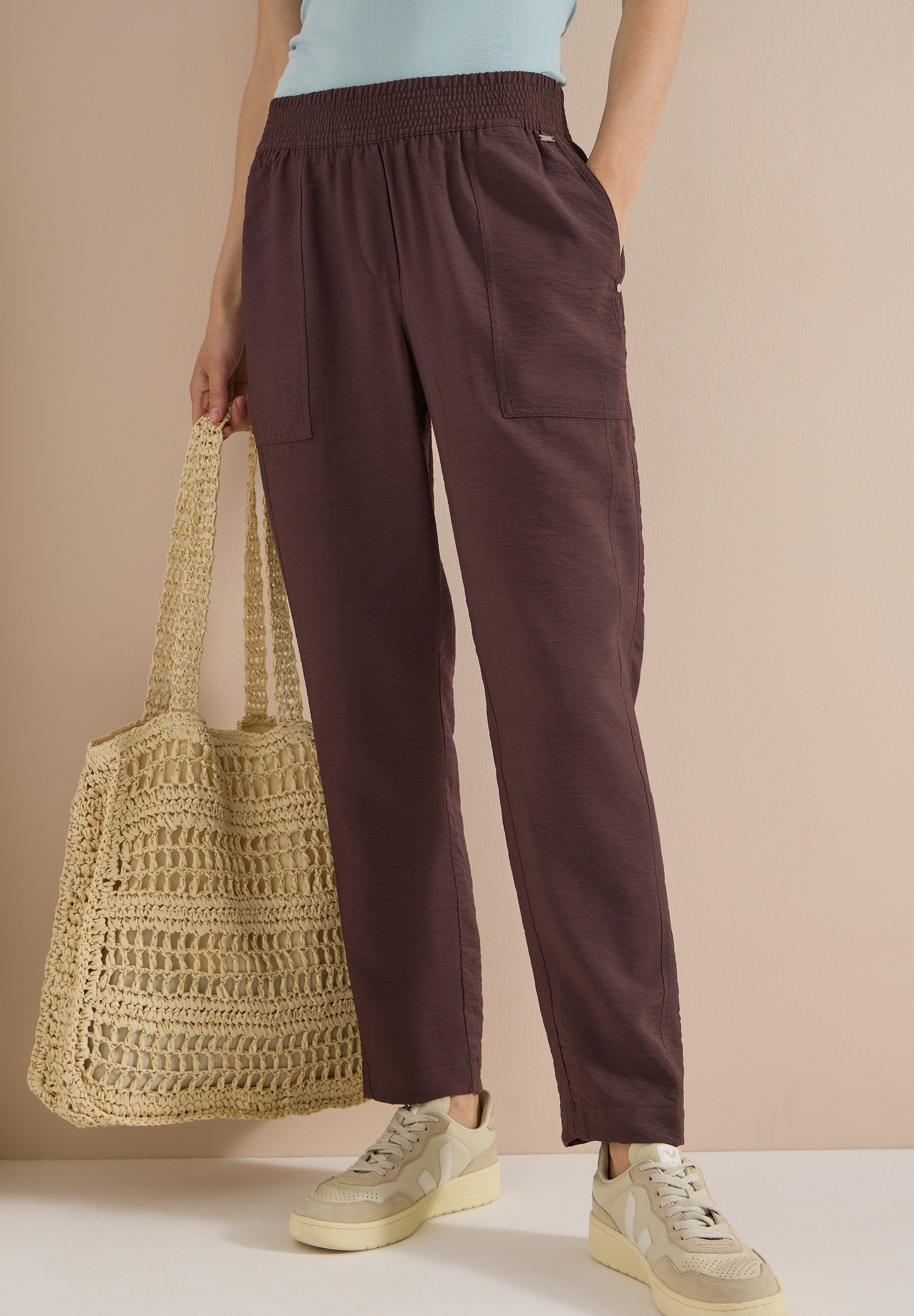 Cecil Damen Hosen Brown Cac