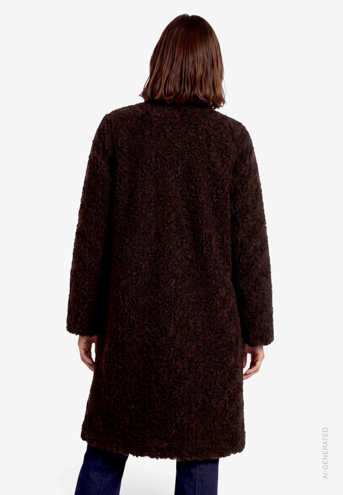 Zero Damen Mantel Chocolate Plum