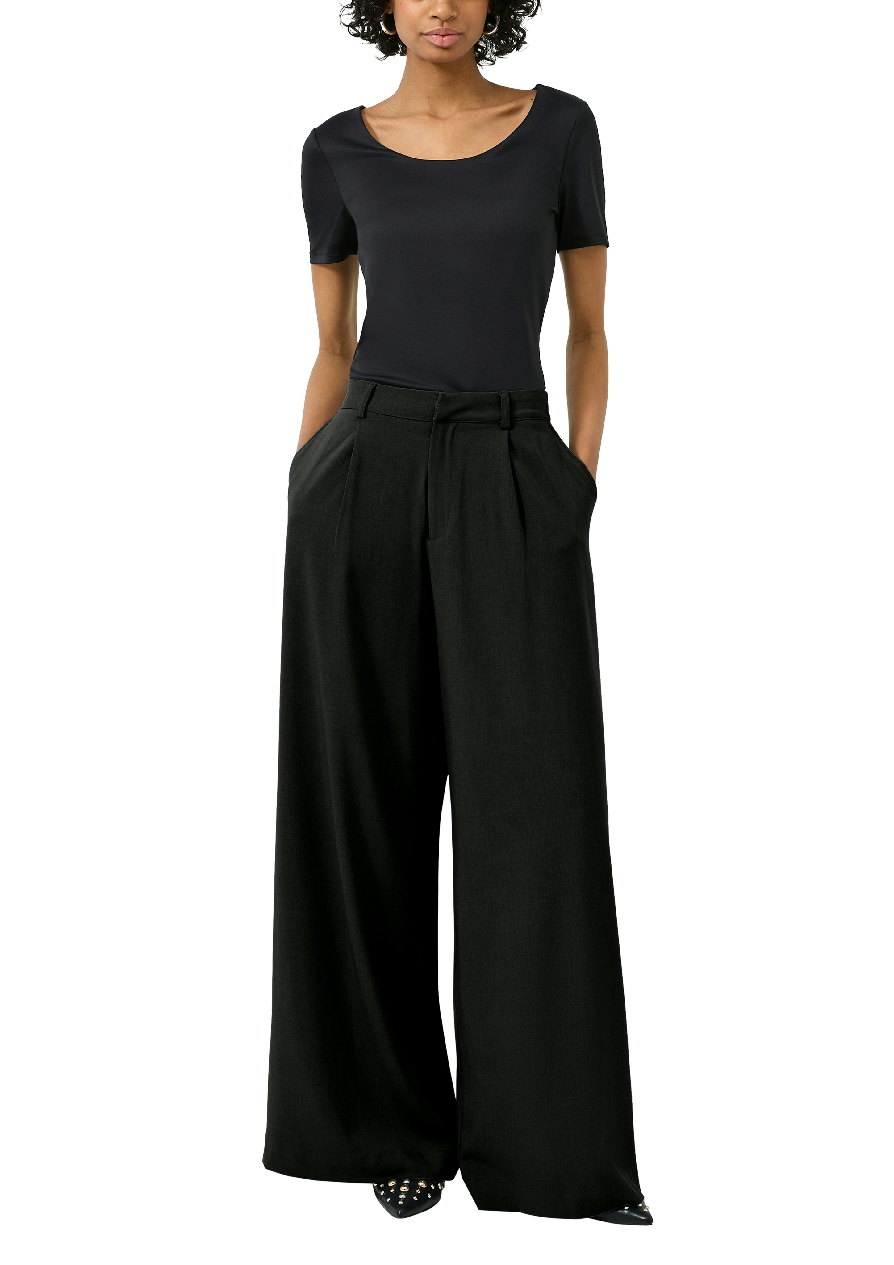 QS by S.Oliver Damen Hosen  Grey/Black