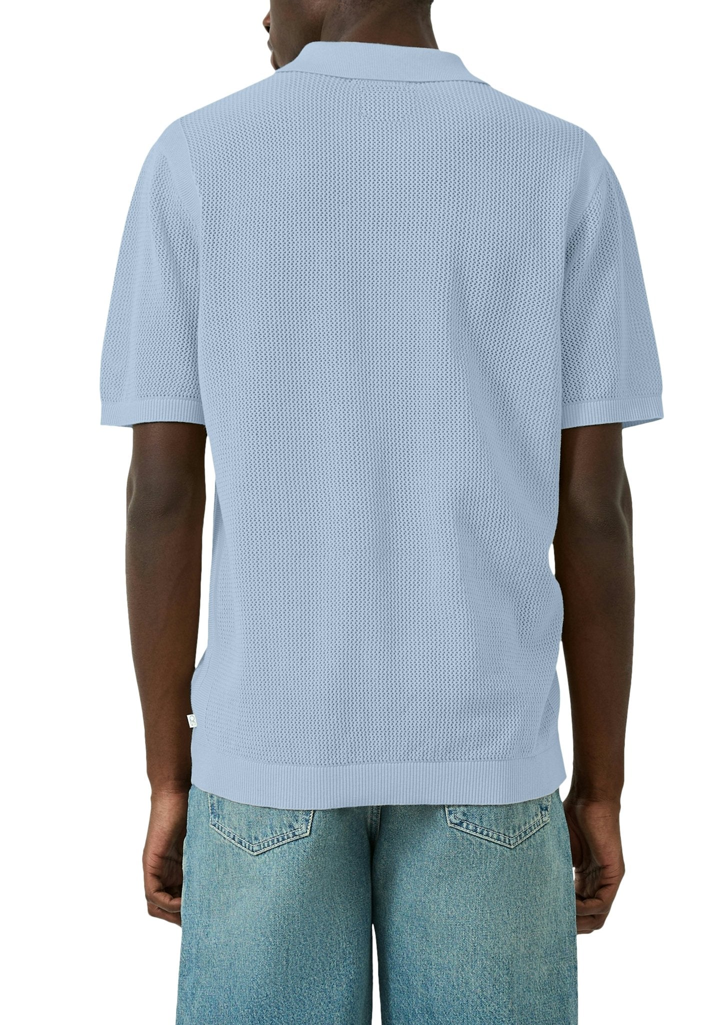 QS by S.Oliver Herren Polo-Shirts Blue
