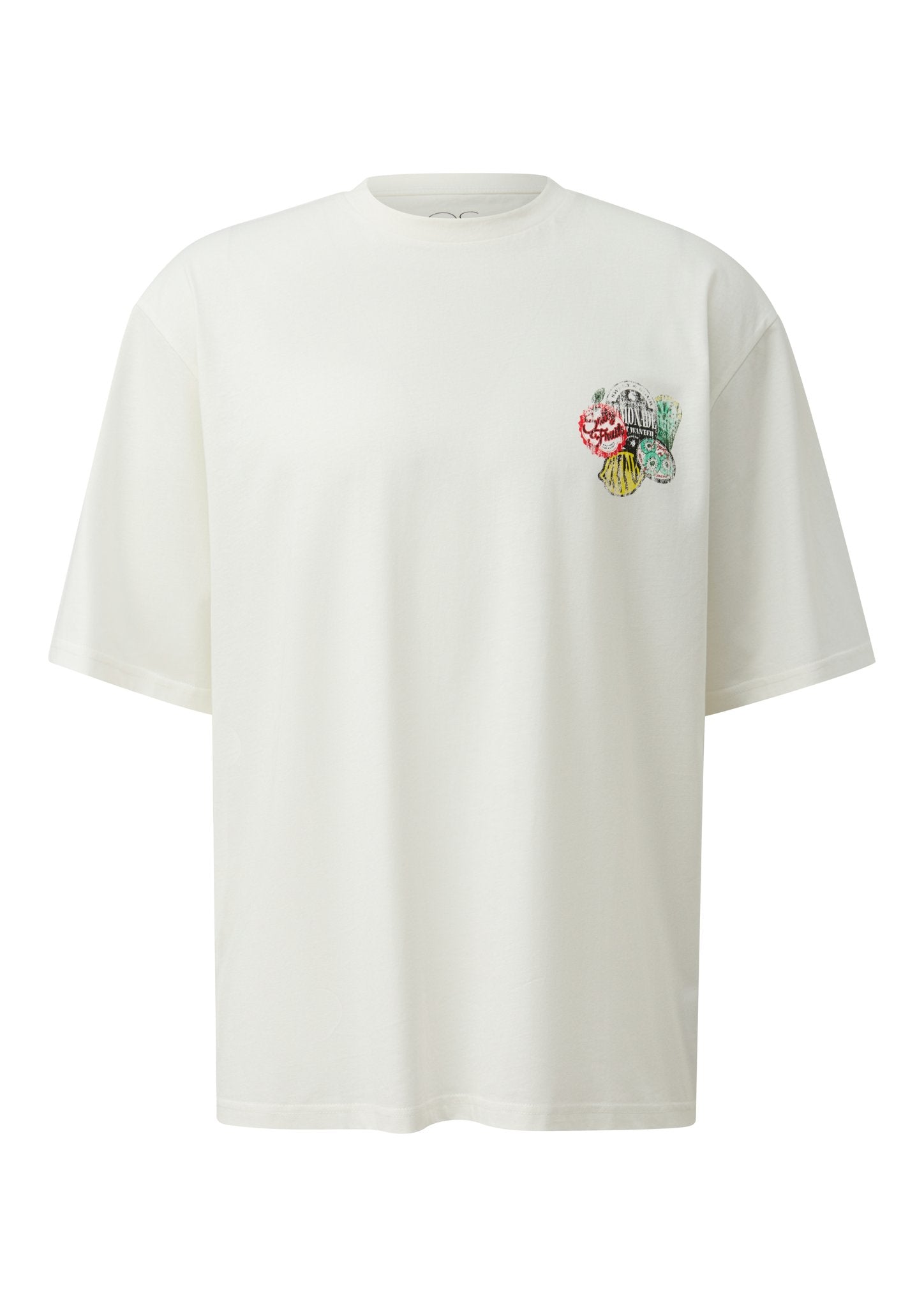 QS by S.Oliver Herren T-Shirts kurz White