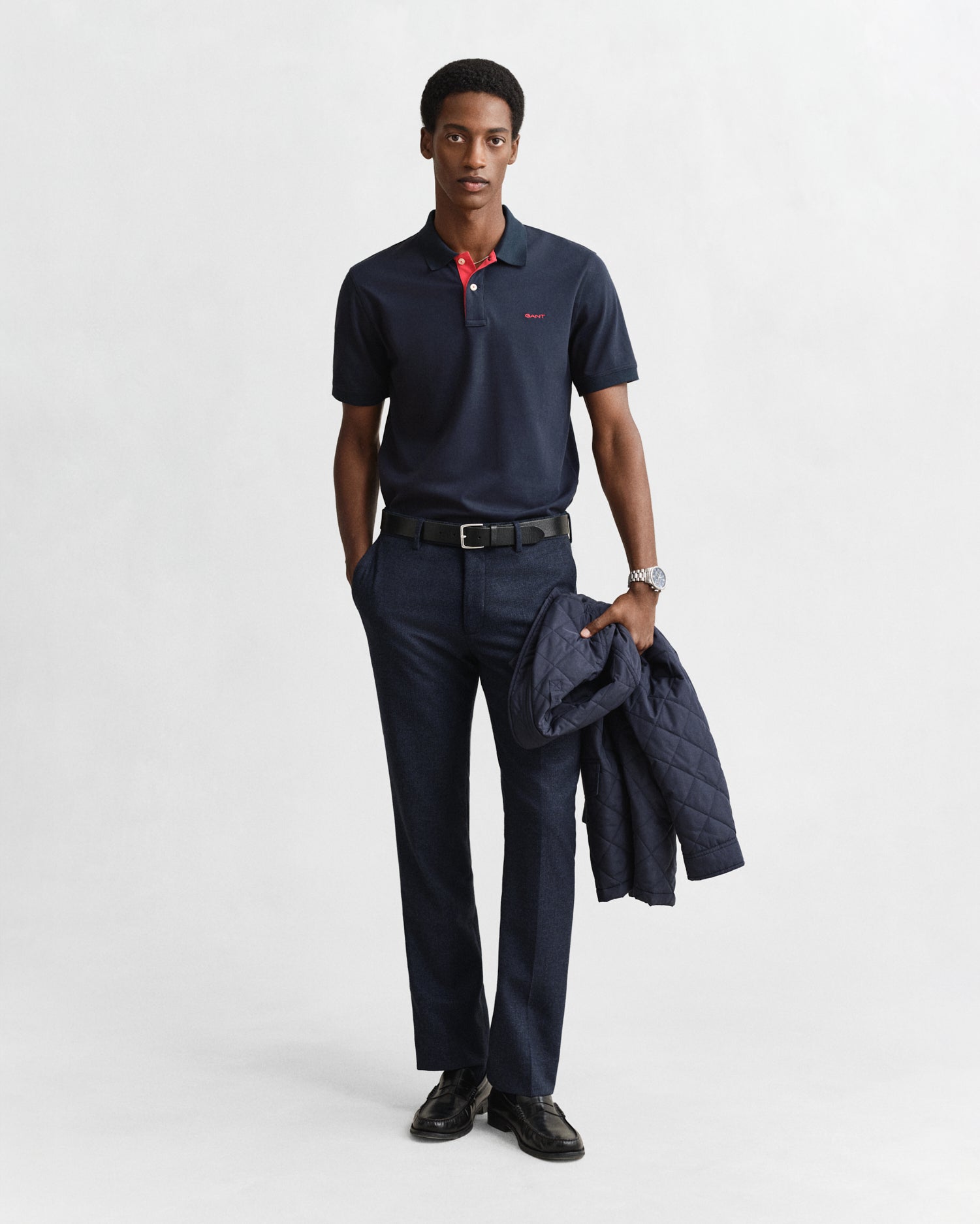 Gant Herren Polo-Shirts  Evening Blu